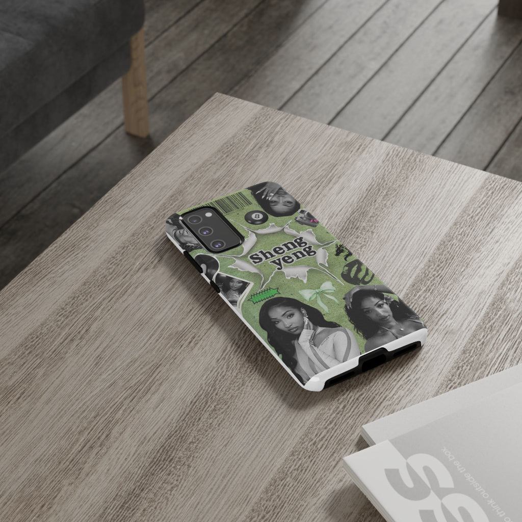 Trendy Phone Case with Unique Black and Green Design, Artistic Phone Cover, Customizable Phone Shell, Vintage Style Case, Gift for [...]