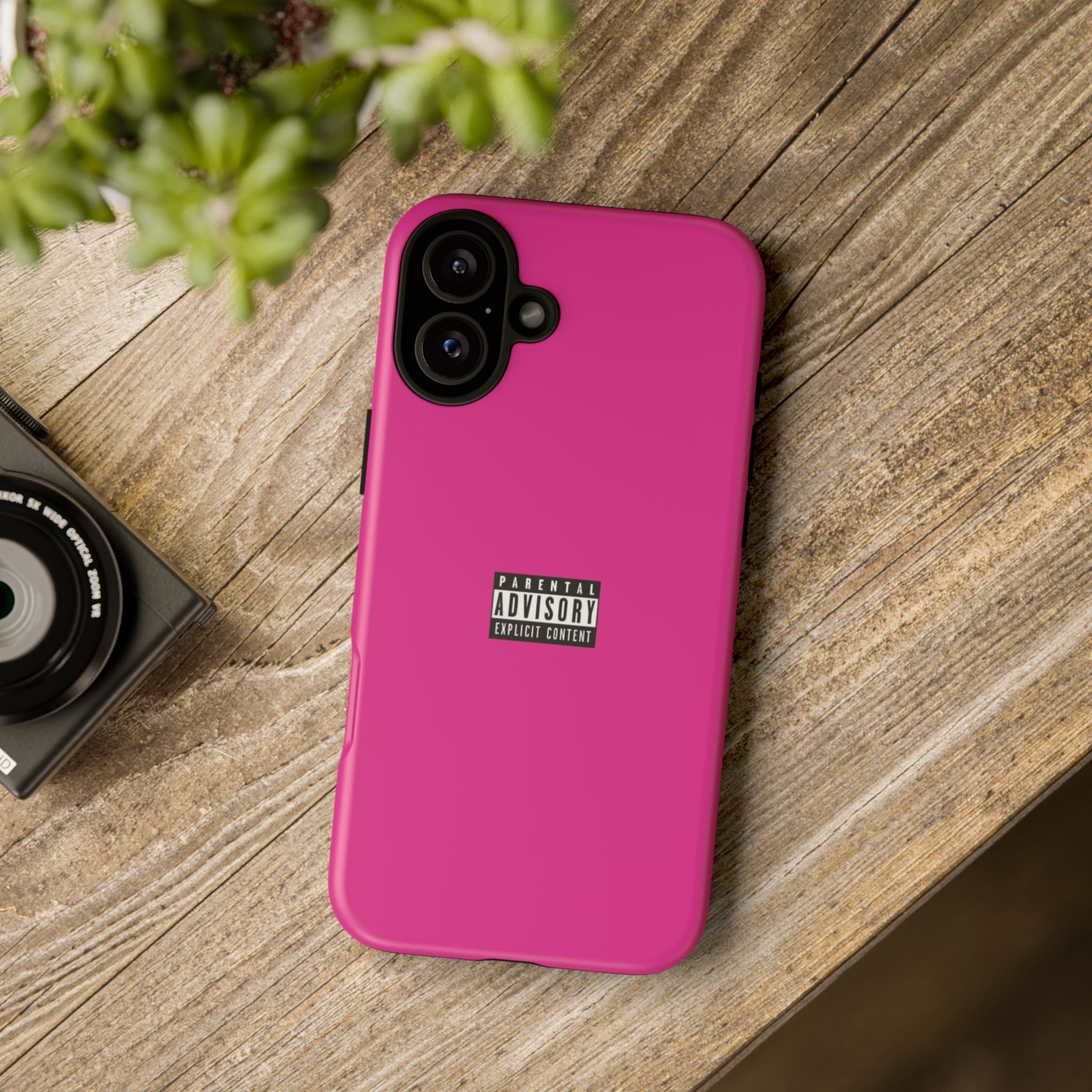 Bold Phone Case, Parental Advisory Phone C'over, Trendy Tech Accessory, Unique Gift for Teens, Vibrant Phone Protection