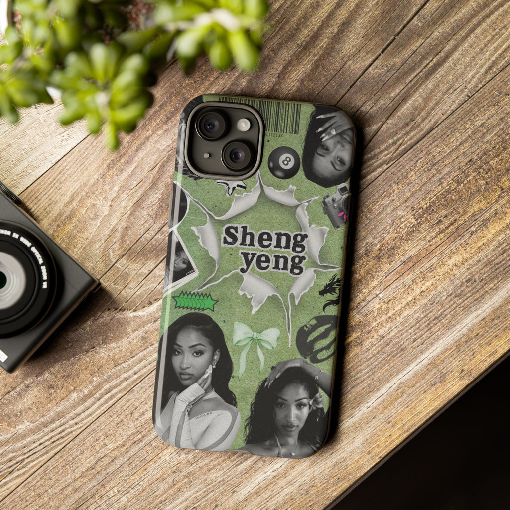 Trendy Phone Case with Unique Black and Green Design, Artistic Phone Cover, Customizable Phone Shell, Vintage Style Case, Gift for [...]