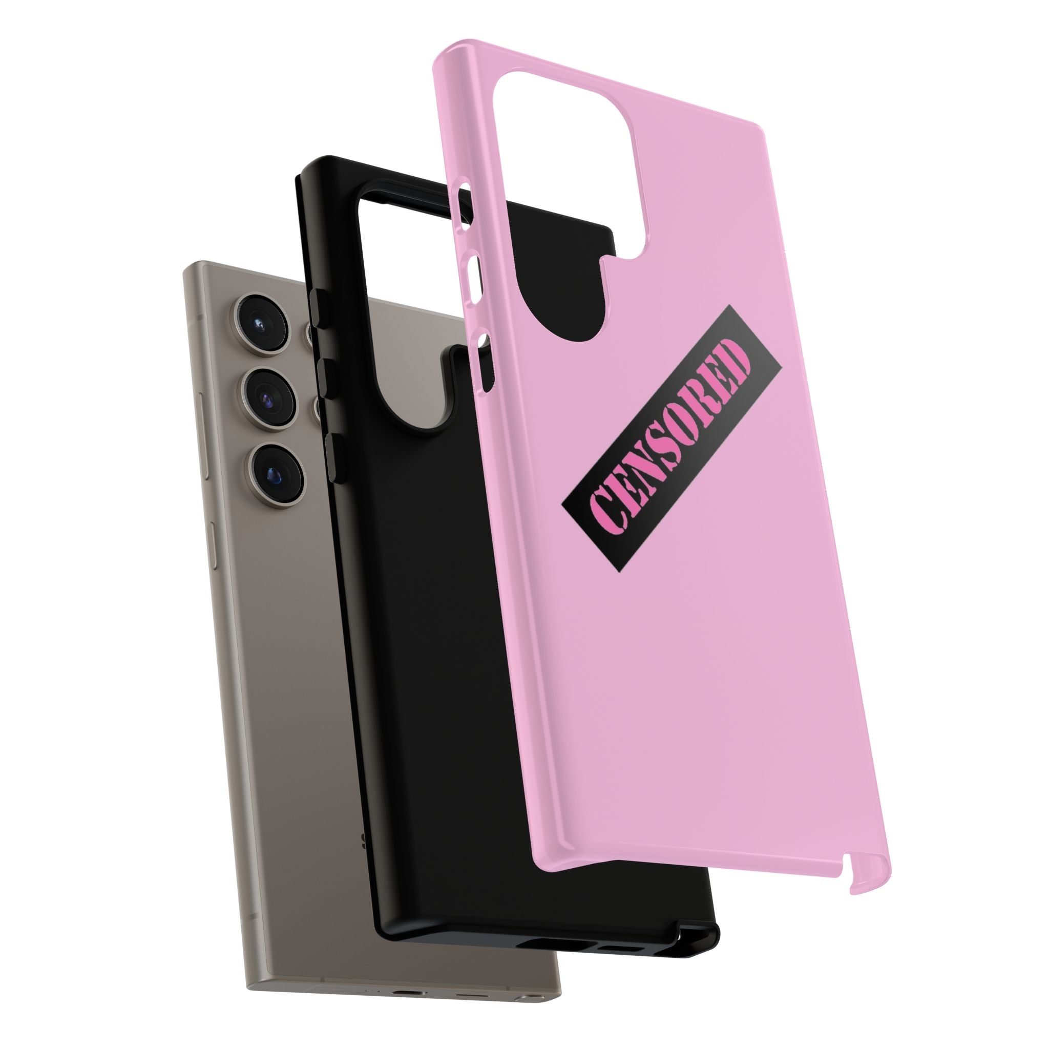 Censored Phone Case - Tough Cases, Cute Phone Cover, Unique Gift, Funny Phone Accessories, Trendy Tech Gear