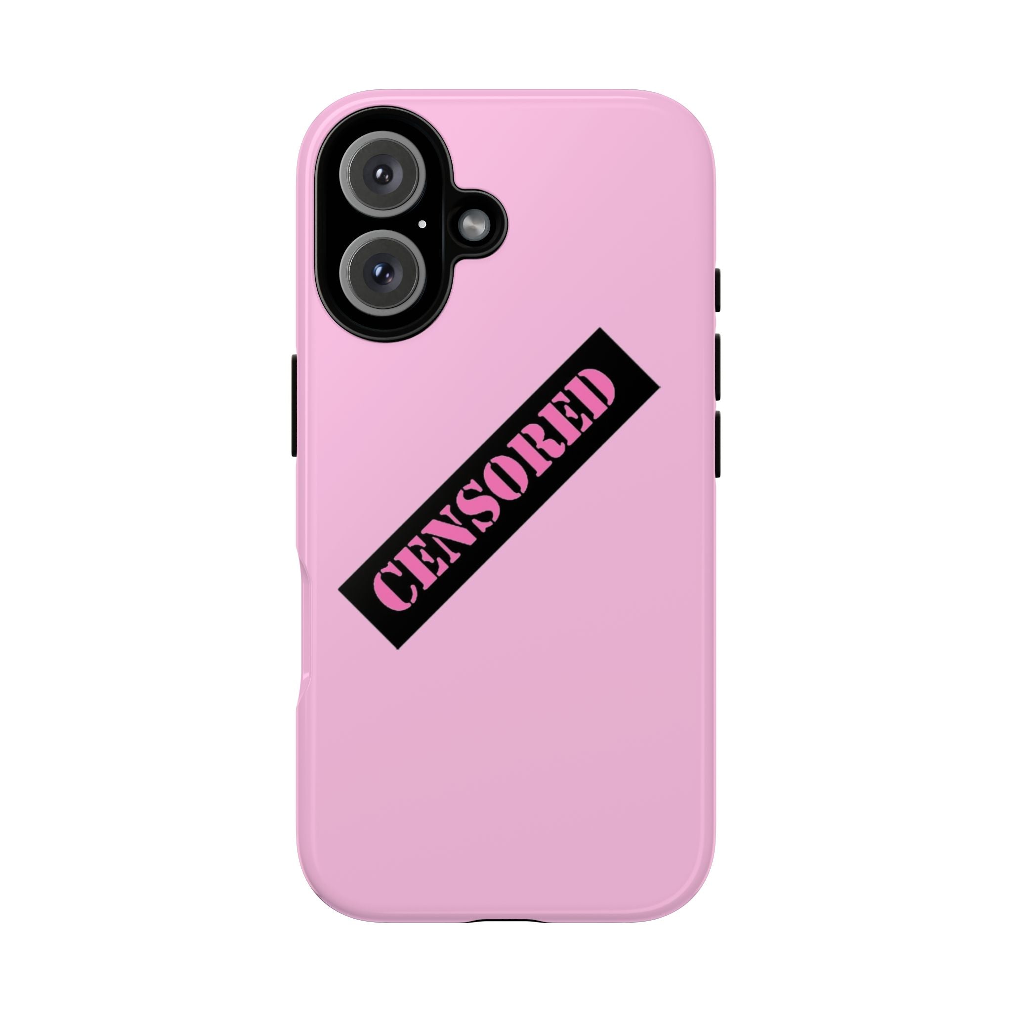 Censored Phone Case - Tough Cases, Cute Phone Cover, Unique Gift, Funny Phone Accessories, Trendy Tech Gear