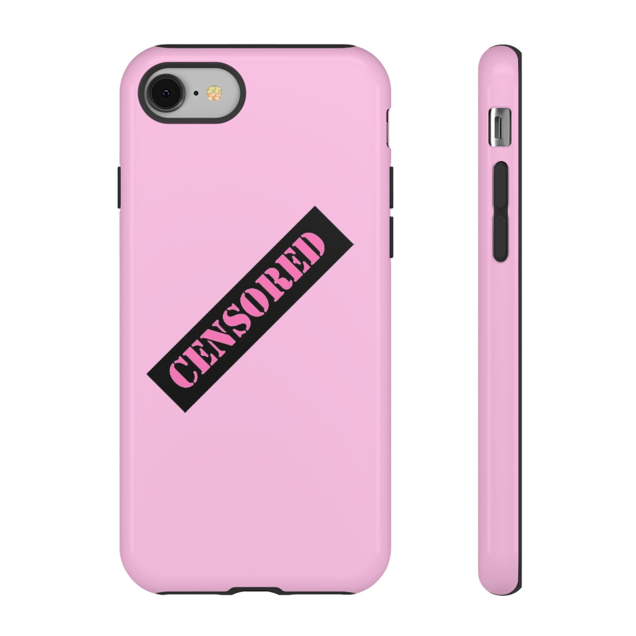 Censored Phone Case - Tough Cases, Cute Phone Cover, Unique Gift, Funny Phone Accessories, Trendy Tech Gear