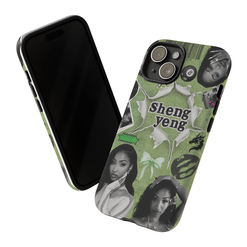 Trendy Phone Case with Unique Black and Green Design, Artistic Phone Cover, Customizable Phone Shell, Vintage Style Case, Gift for [...]