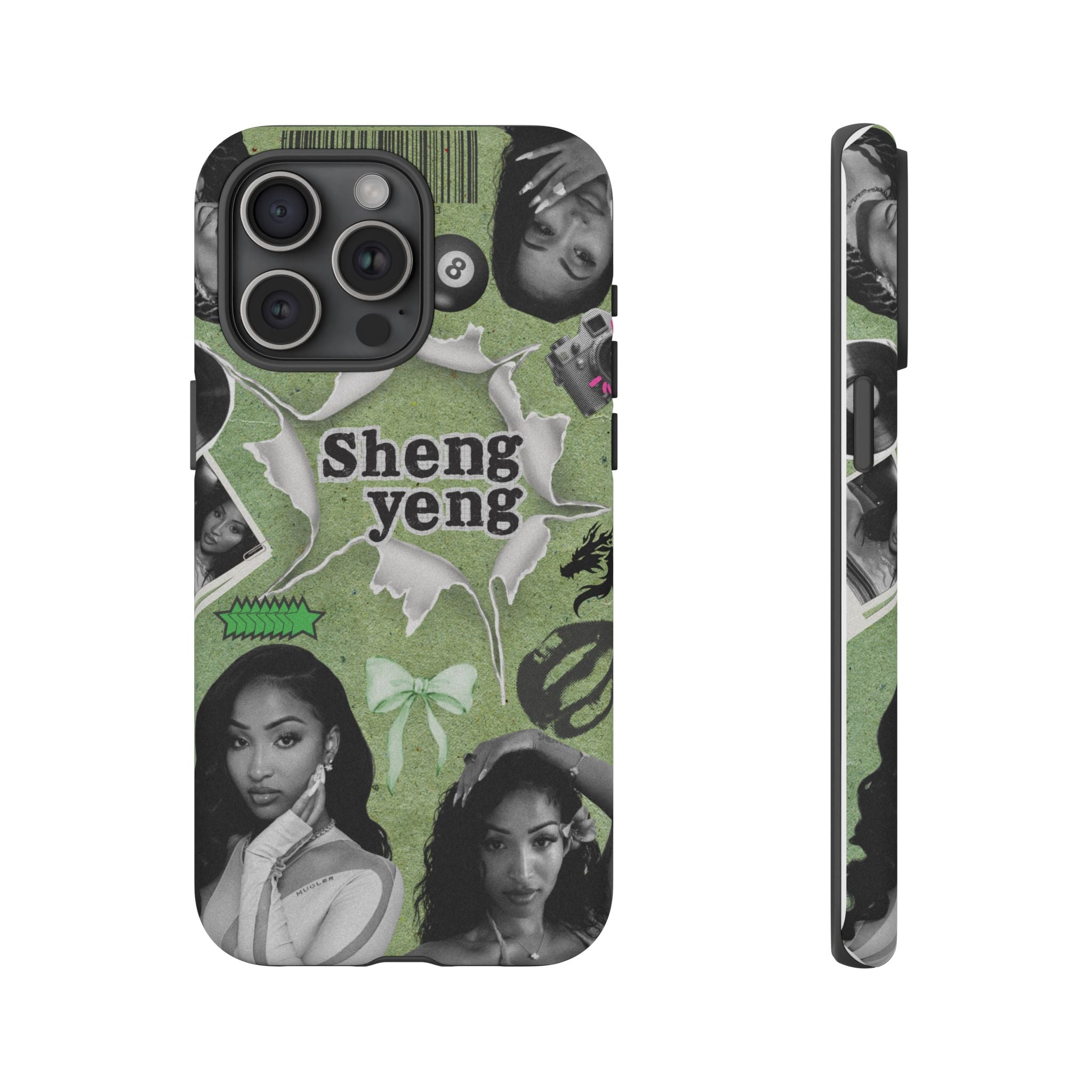 Trendy Phone Case with Unique Black and Green Design, Artistic Phone Cover, Customizable Phone Shell, Vintage Style Case, Gift for [...]