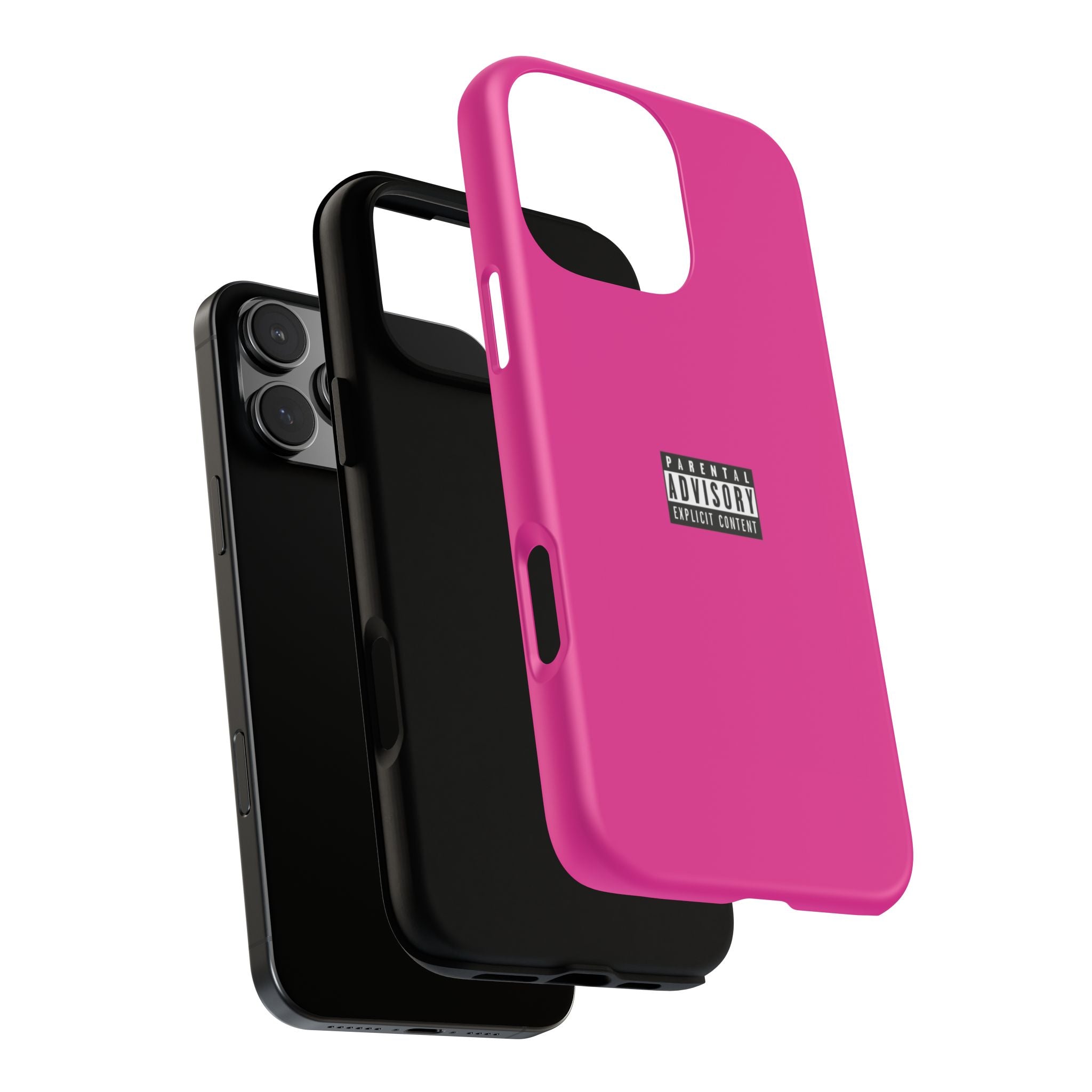 Bold Phone Case, Parental Advisory Phone C'over, Trendy Tech Accessory, Unique Gift for Teens, Vibrant Phone Protection