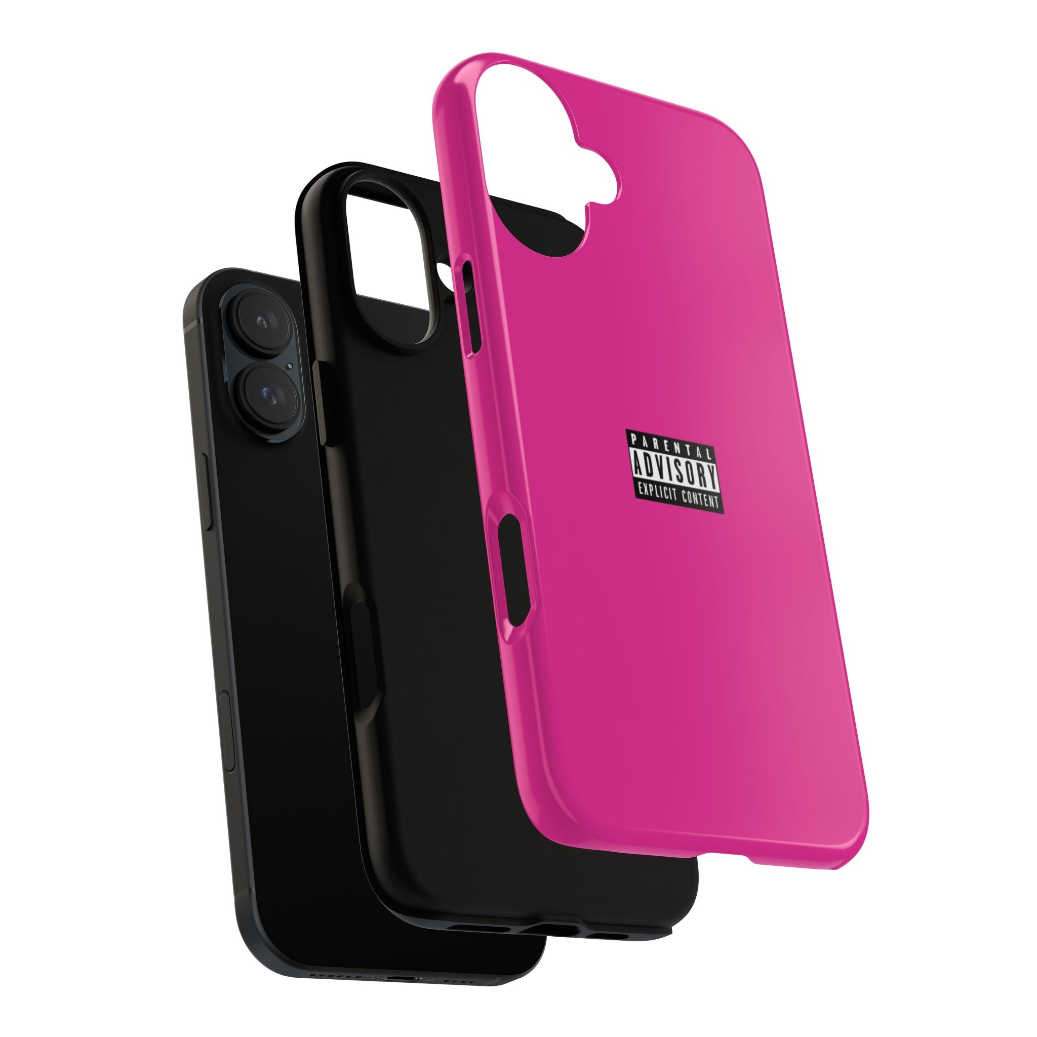Bold Phone Case, Parental Advisory Phone C'over, Trendy Tech Accessory, Unique Gift for Teens, Vibrant Phone Protection