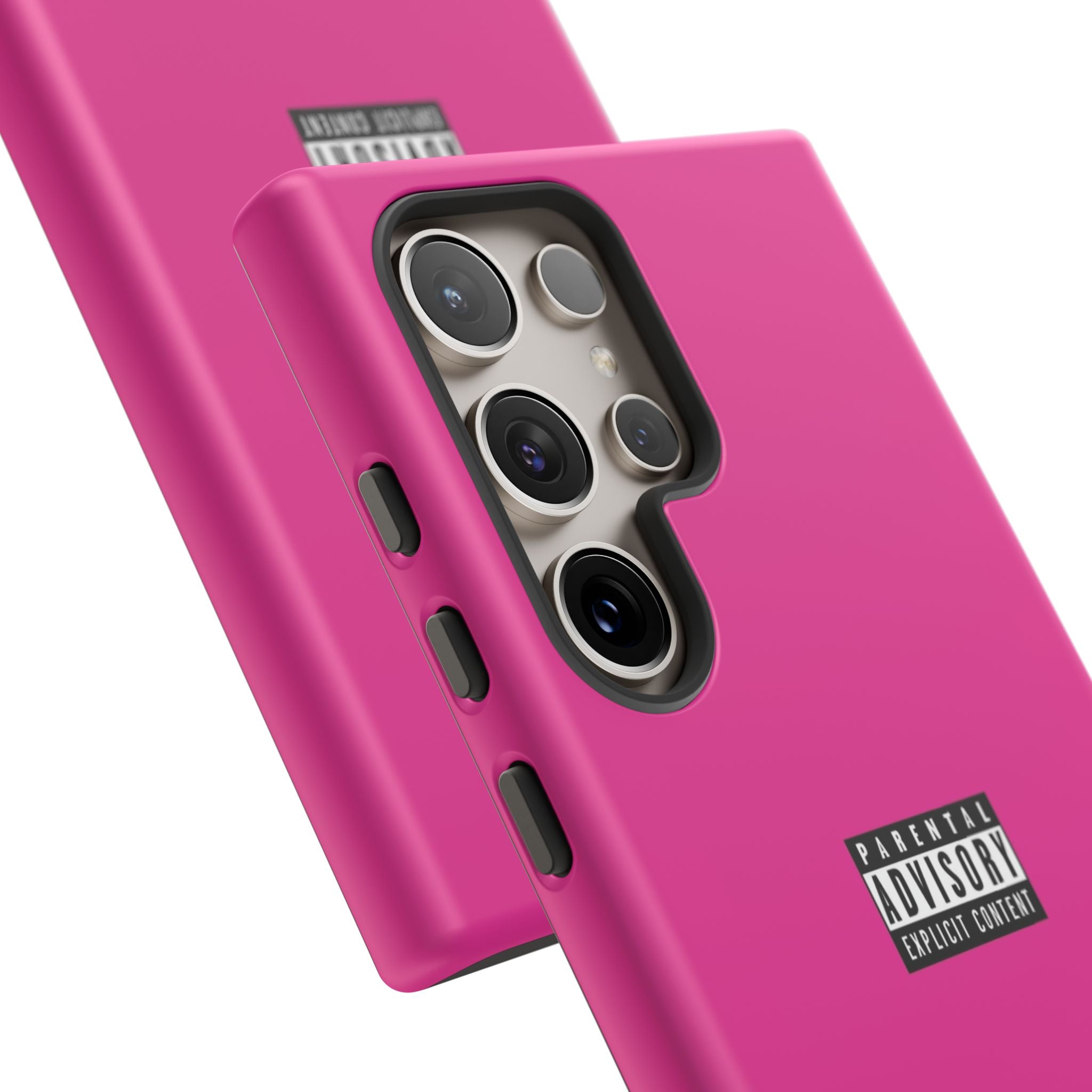 Bold Phone Case, Parental Advisory Phone C'over, Trendy Tech Accessory, Unique Gift for Teens, Vibrant Phone Protection