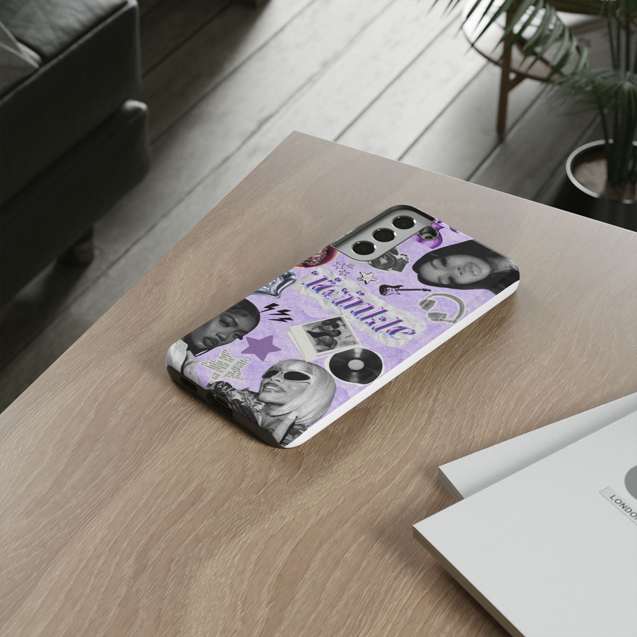 Trendy Phone Case with Retro Design, Cool Phone Cover for Music Lovers, Unique Gift for Teens, Birthday Gift, Stylish Accessories
