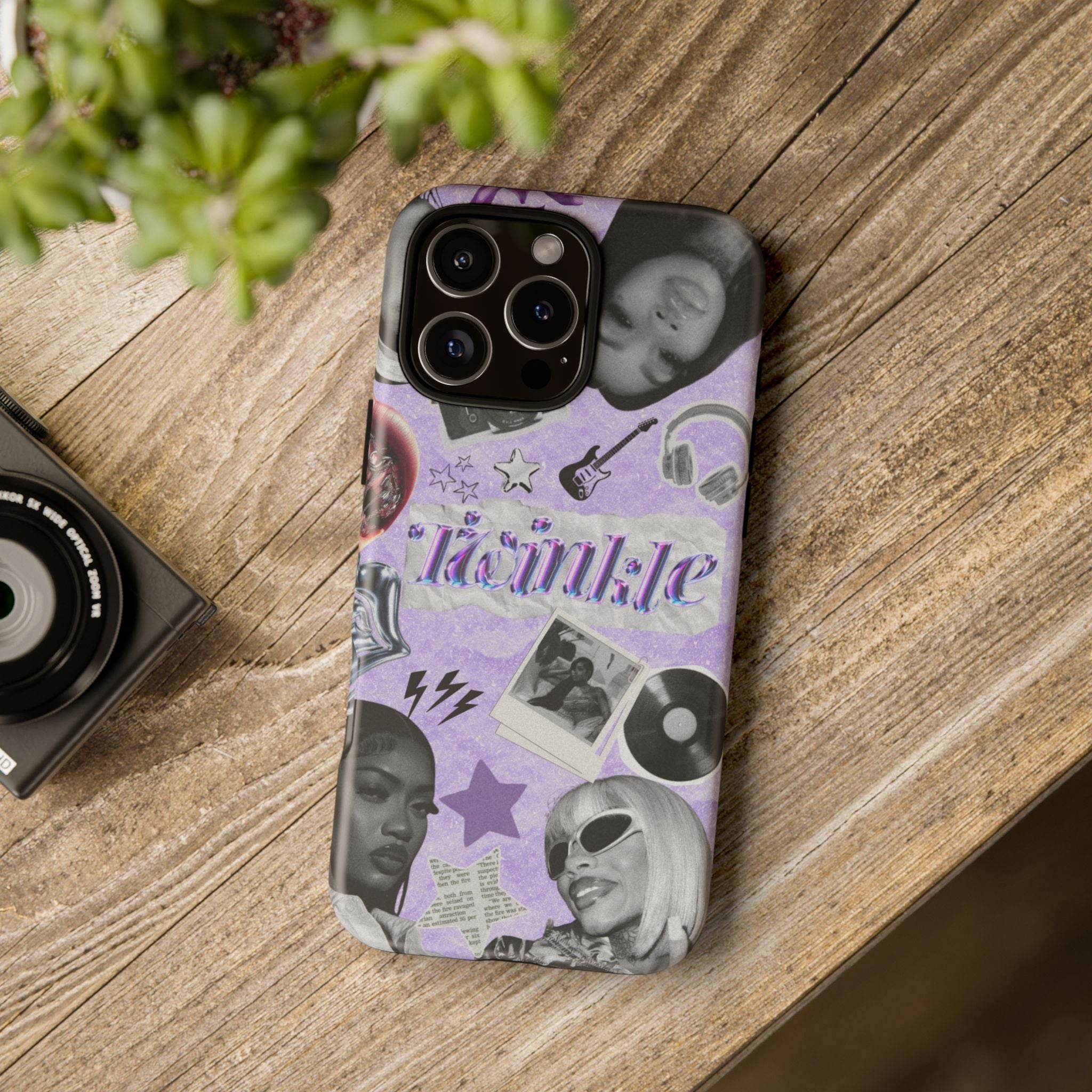 Trendy Phone Case with Retro Design, Cool Phone Cover for Music Lovers, Unique Gift for Teens, Birthday Gift, Stylish Accessories