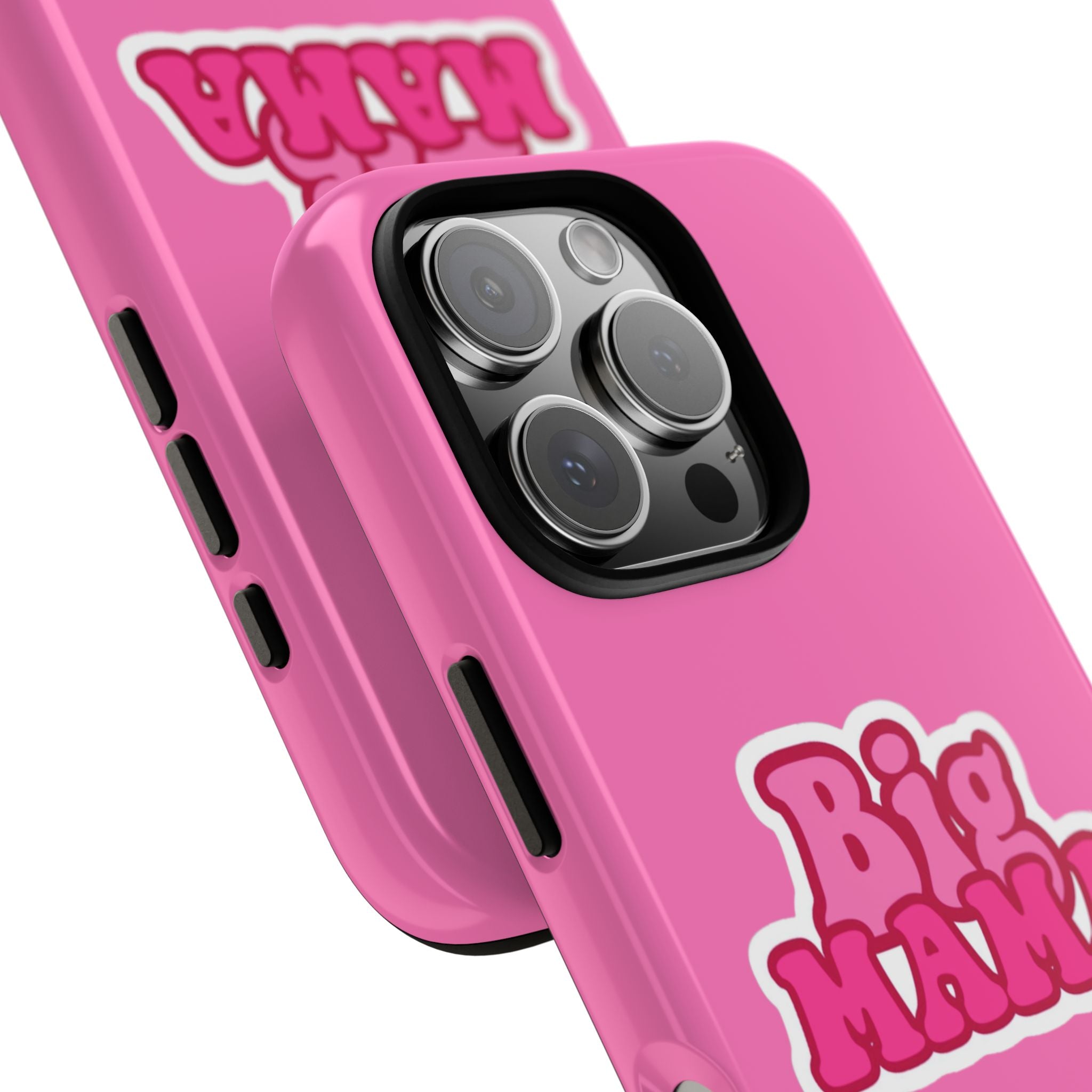 Big Mama Phone Case - Cute Pink Tough Case for Moms, Fun Gift for Mother's Day, Stylish Phone Cover, Unique Smartphone Accessory