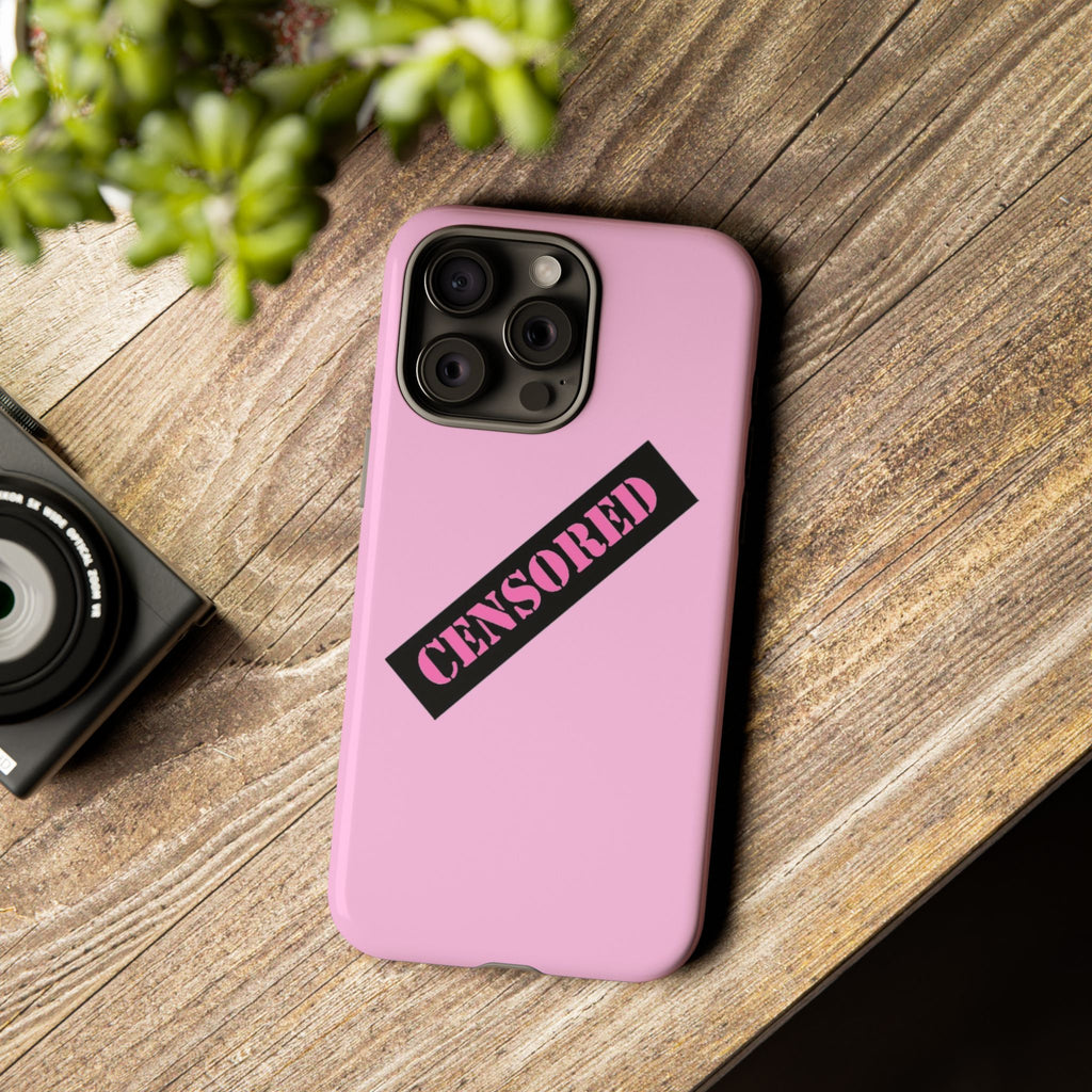 Censored Phone Case - Tough Cases, Cute Phone Cover, Unique Gift, Funny Phone Accessories, Trendy Tech Gear