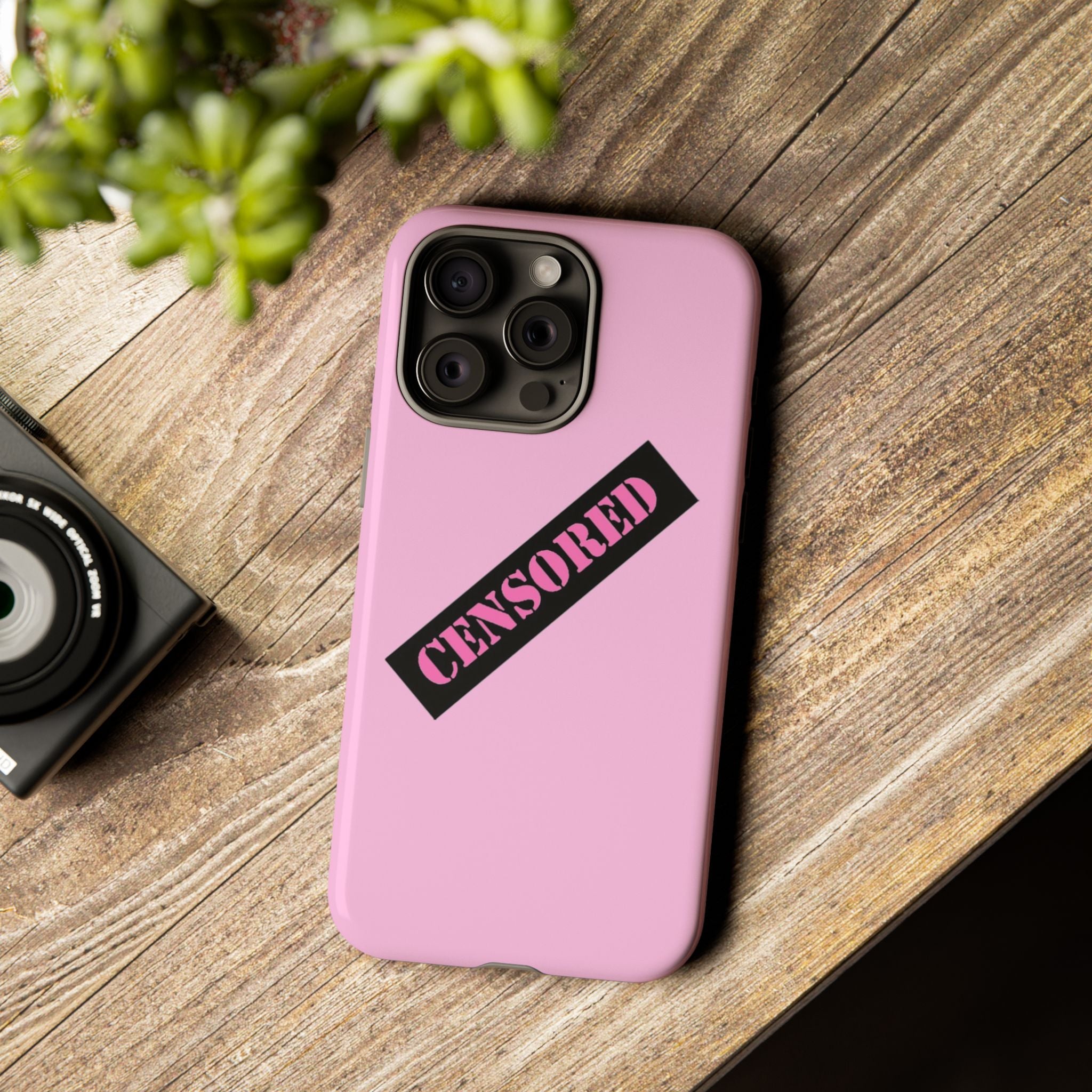 Censored Phone Case - Tough Cases, Cute Phone Cover, Unique Gift, Funny Phone Accessories, Trendy Tech Gear