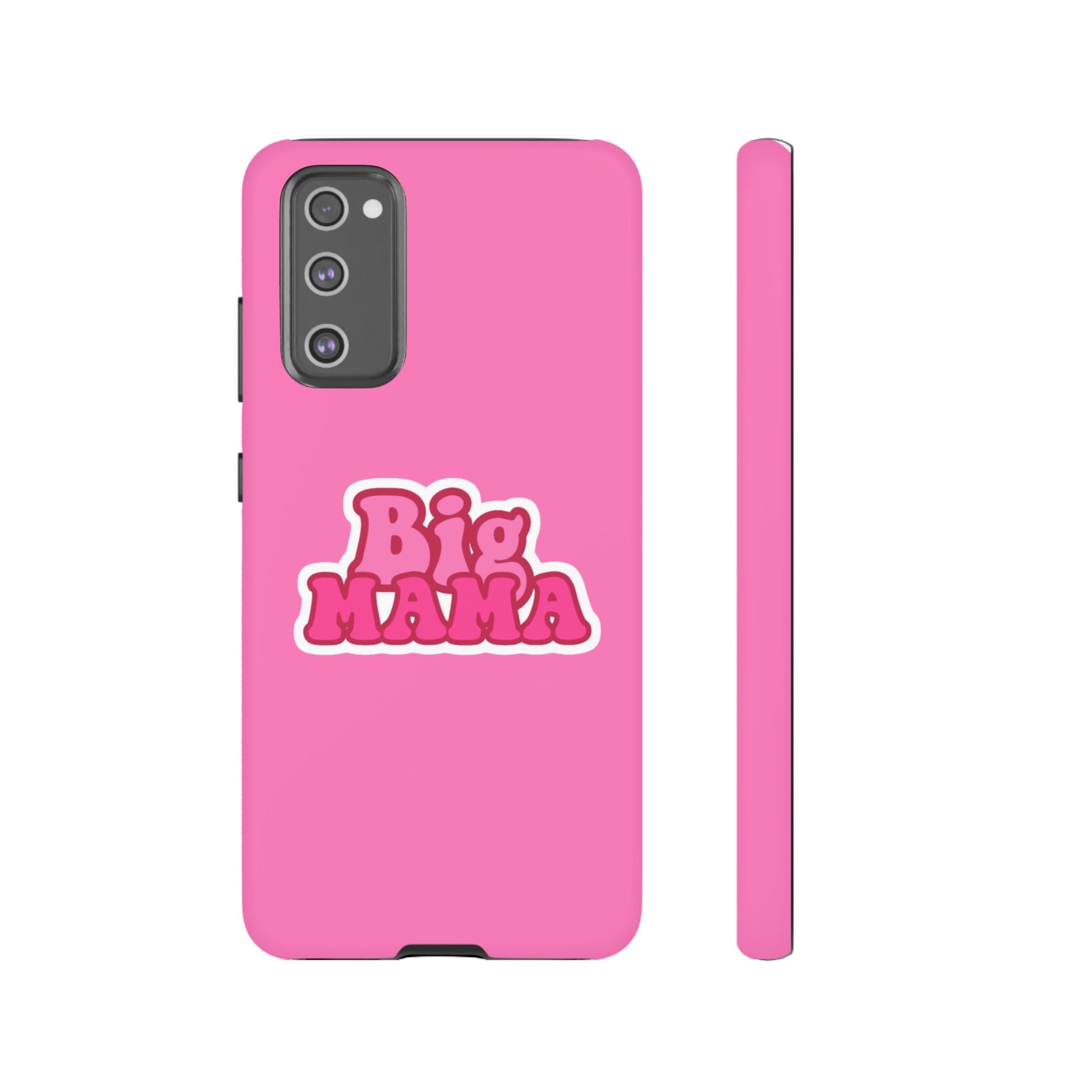 Big Mama Phone Case - Cute Pink Tough Case for Moms, Fun Gift for Mother's Day, Stylish Phone Cover, Unique Smartphone Accessory