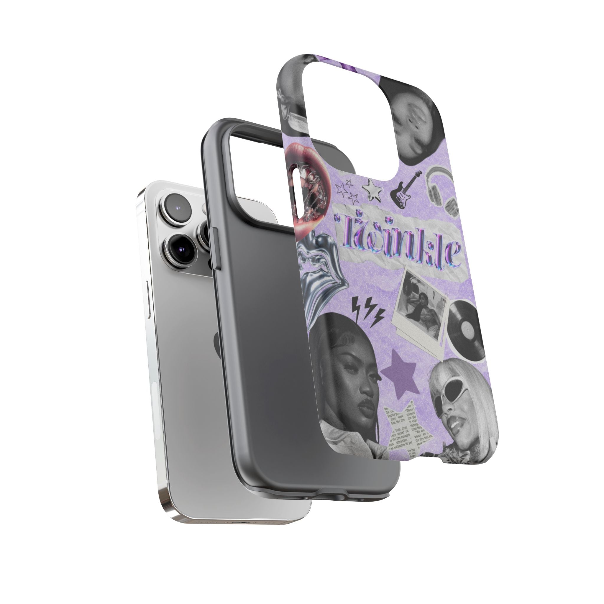 Trendy Phone Case with Retro Design, Cool Phone Cover for Music Lovers, Unique Gift for Teens, Birthday Gift, Stylish Accessories
