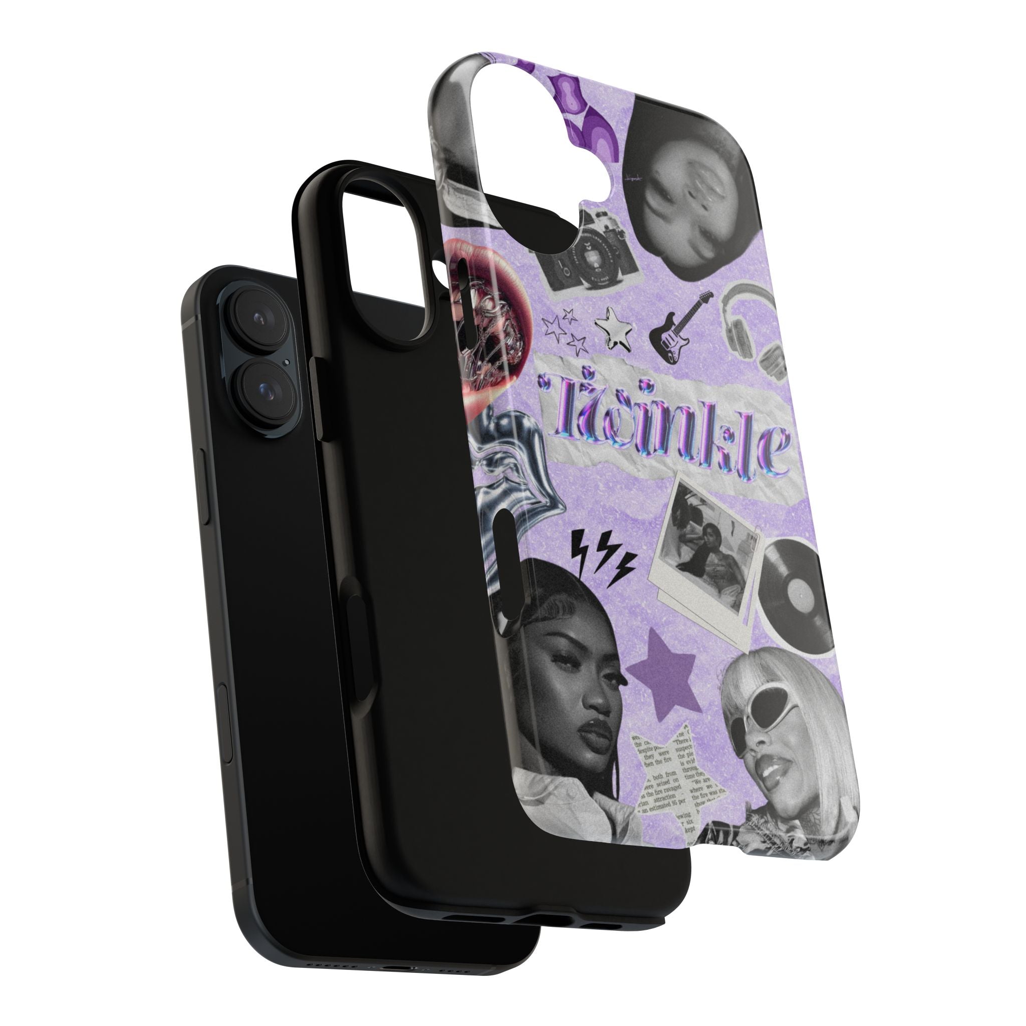 Trendy Phone Case with Retro Design, Cool Phone Cover for Music Lovers, Unique Gift for Teens, Birthday Gift, Stylish Accessories