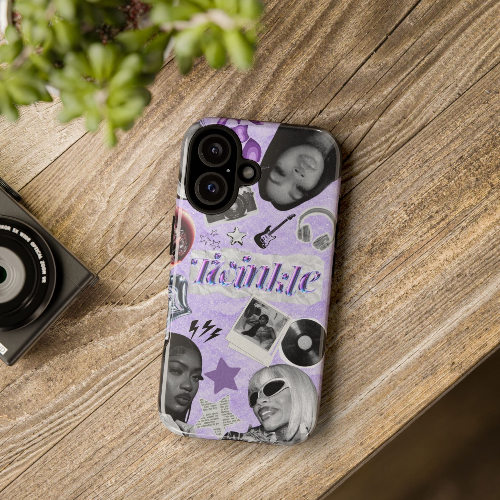 Trendy Phone Case with Retro Design, Cool Phone Cover for Music Lovers, Unique Gift for Teens, Birthday Gift, Stylish Accessories