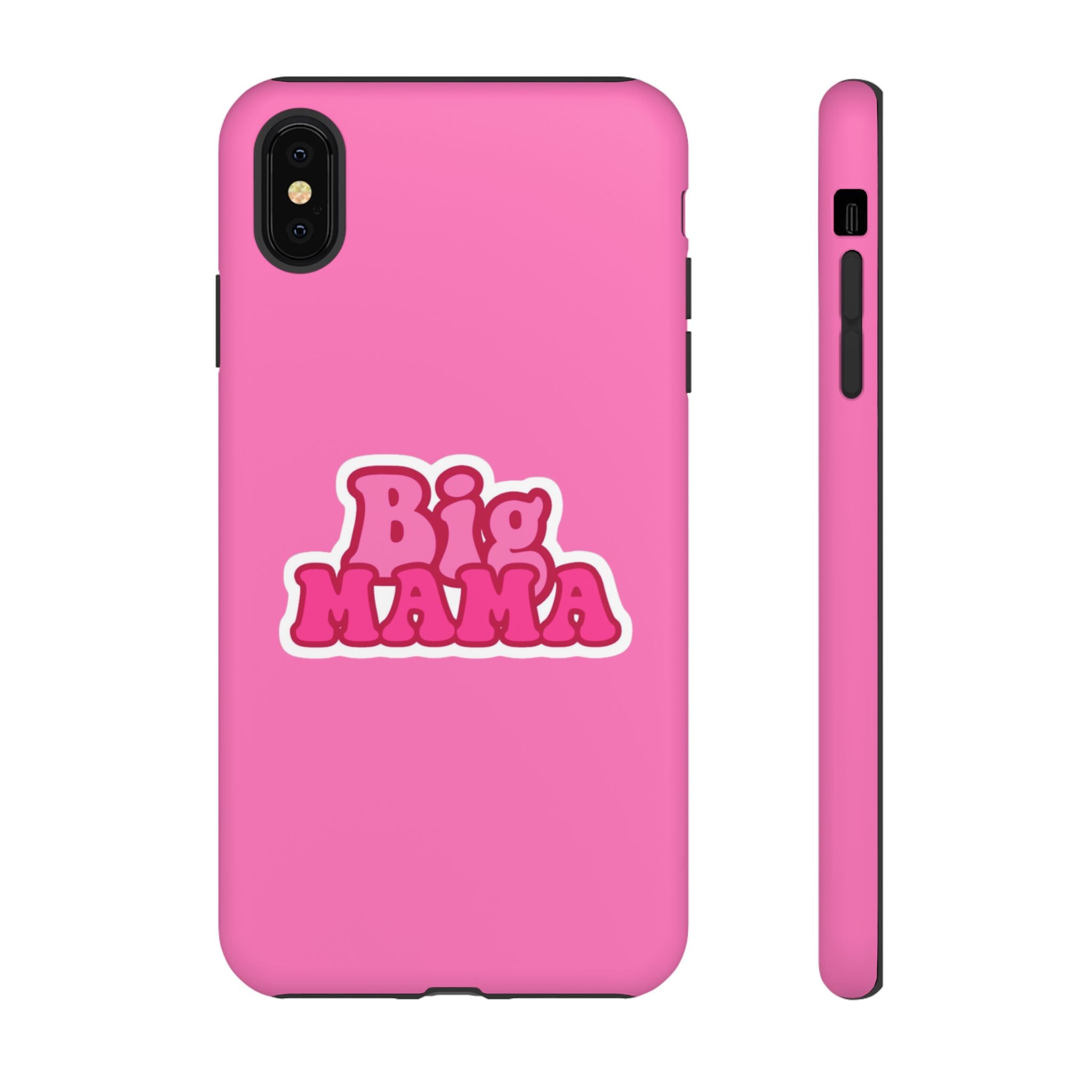Big Mama Phone Case - Cute Pink Tough Case for Moms, Fun Gift for Mother's Day, Stylish Phone Cover, Unique Smartphone Accessory