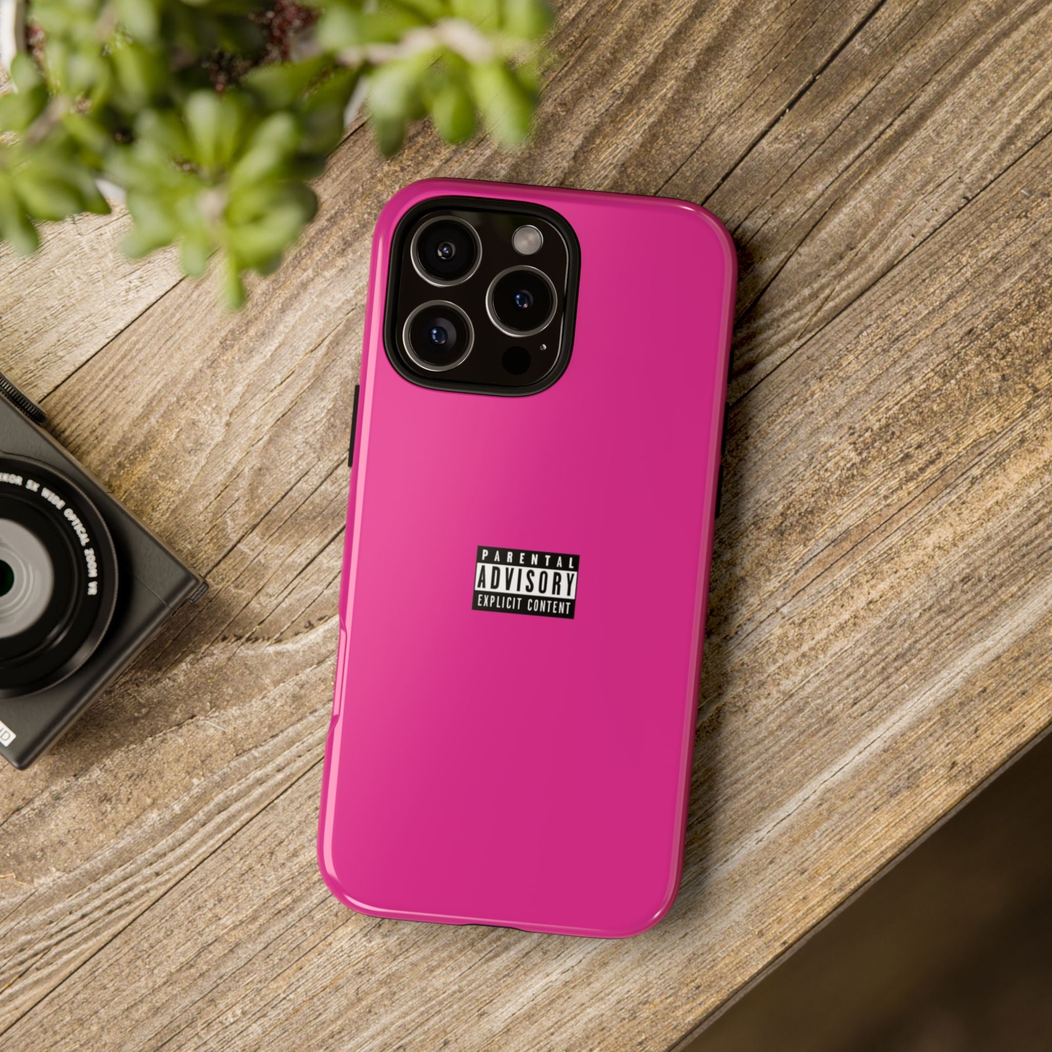 Bold Phone Case, Parental Advisory Phone C'over, Trendy Tech Accessory, Unique Gift for Teens, Vibrant Phone Protection