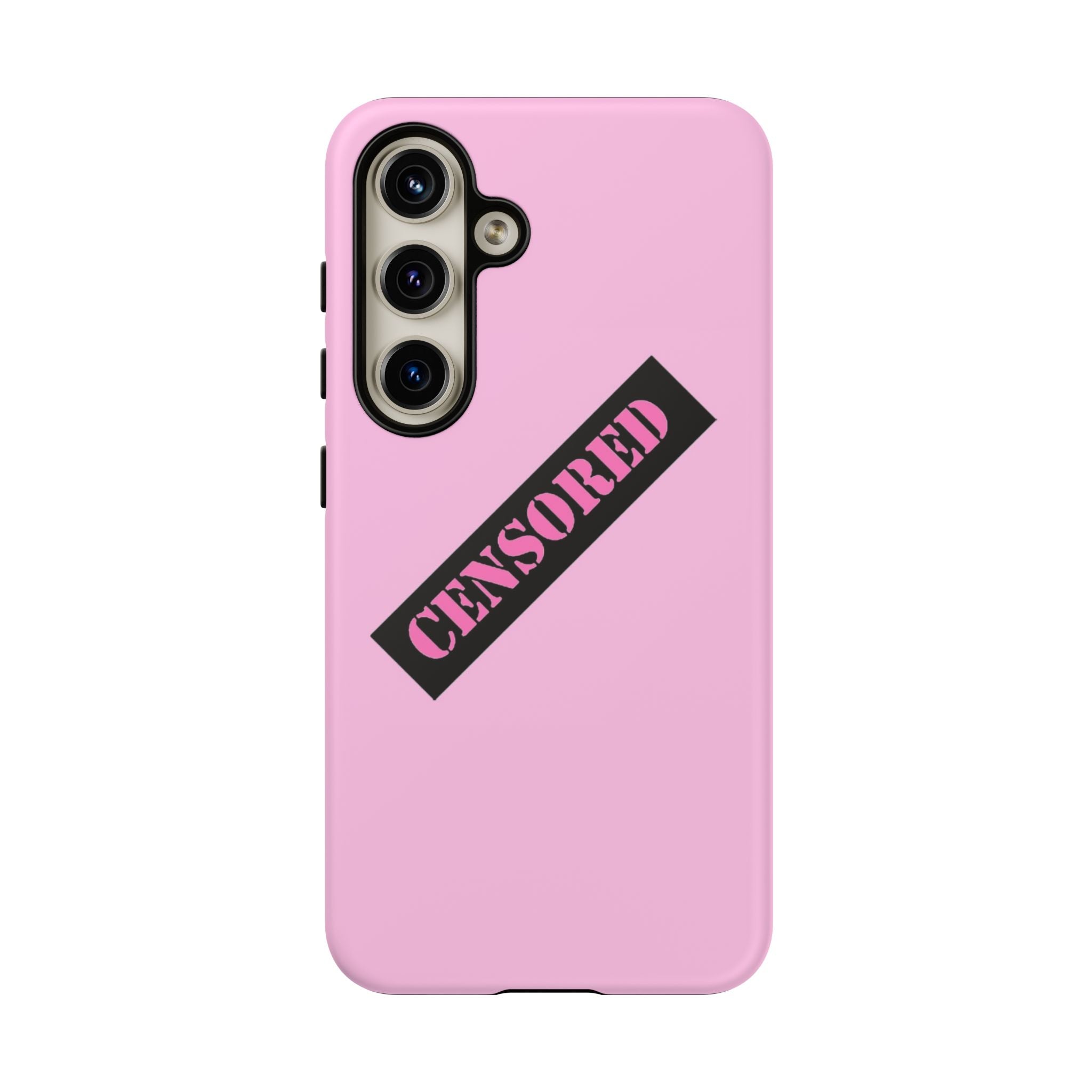 Censored Phone Case - Tough Cases, Cute Phone Cover, Unique Gift, Funny Phone Accessories, Trendy Tech Gear
