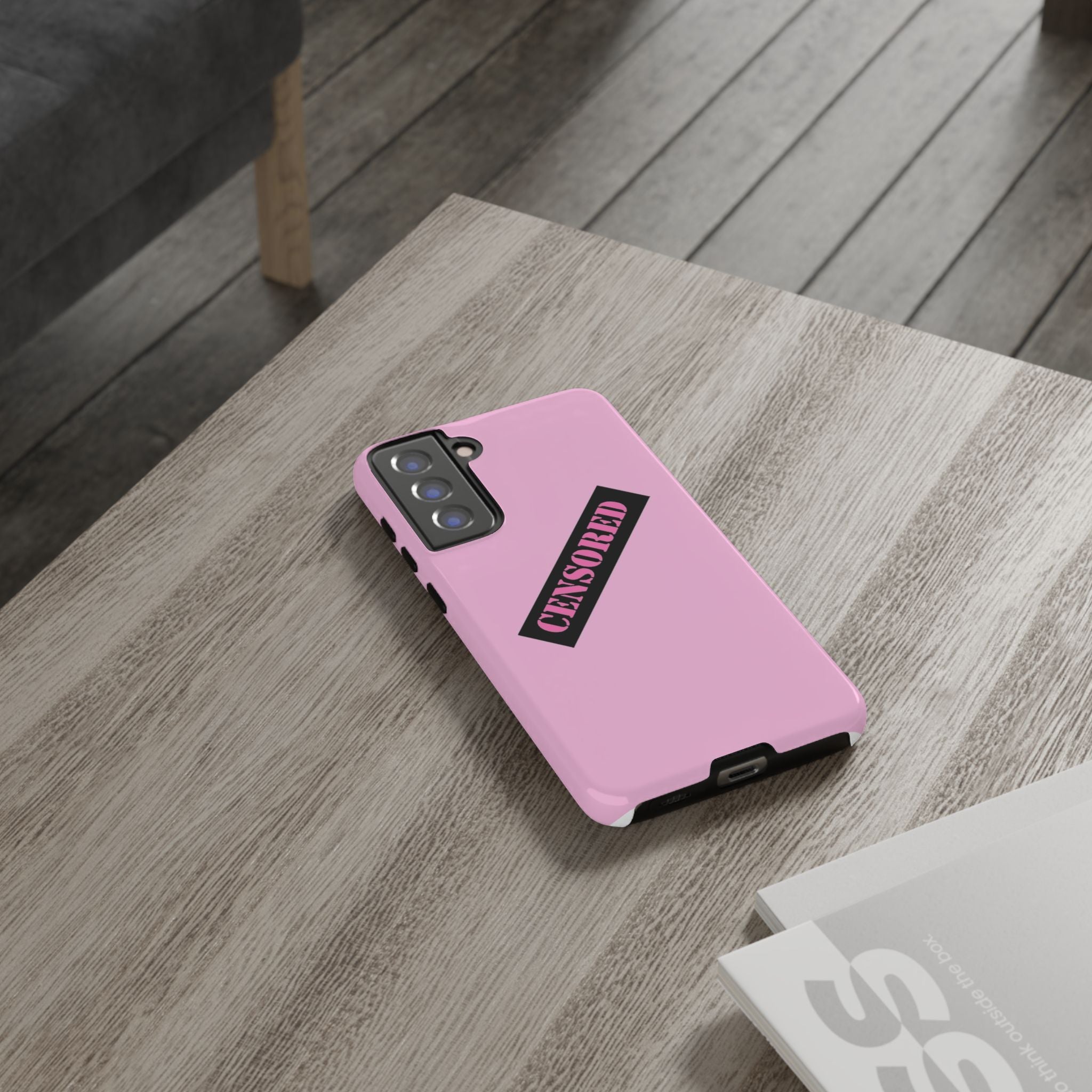 Censored Phone Case - Tough Cases, Cute Phone Cover, Unique Gift, Funny Phone Accessories, Trendy Tech Gear