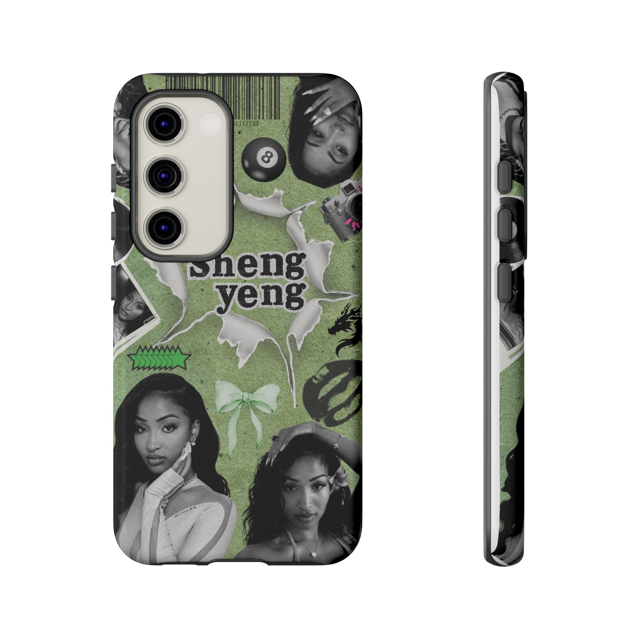Trendy Phone Case with Unique Black and Green Design, Artistic Phone Cover, Customizable Phone Shell, Vintage Style Case, Gift for [...]