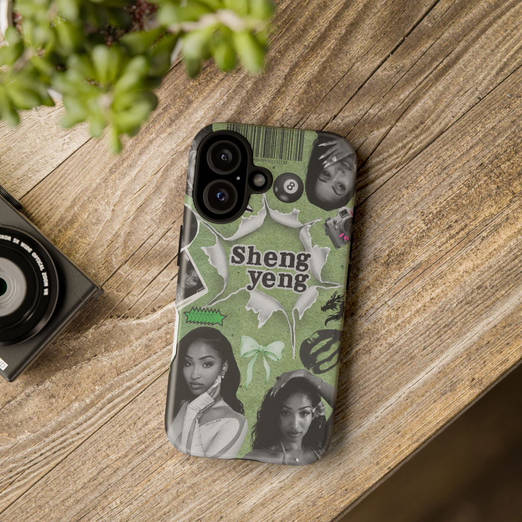 Trendy Phone Case with Unique Black and Green Design, Artistic Phone Cover, Customizable Phone Shell, Vintage Style Case, Gift for [...]