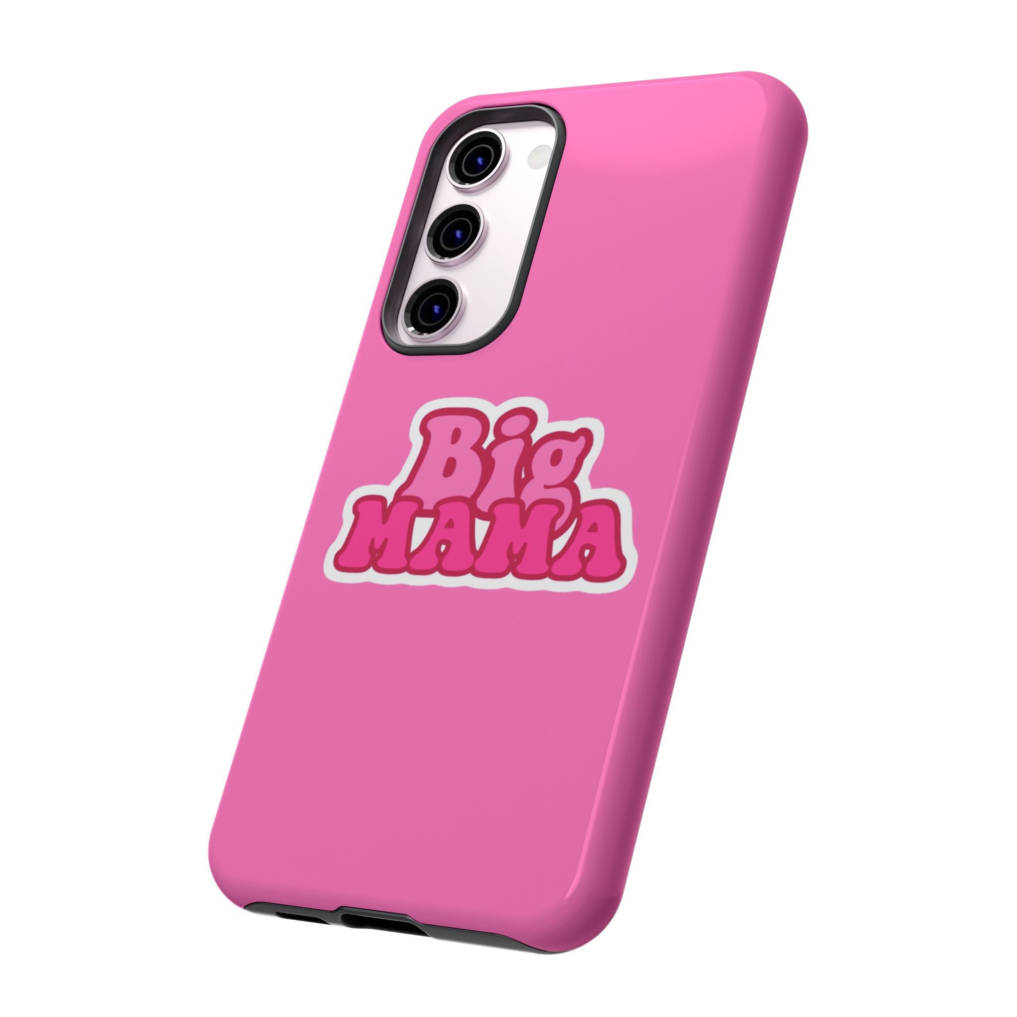 Big Mama Phone Case - Cute Pink Tough Case for Moms, Fun Gift for Mother's Day, Stylish Phone Cover, Unique Smartphone Accessory