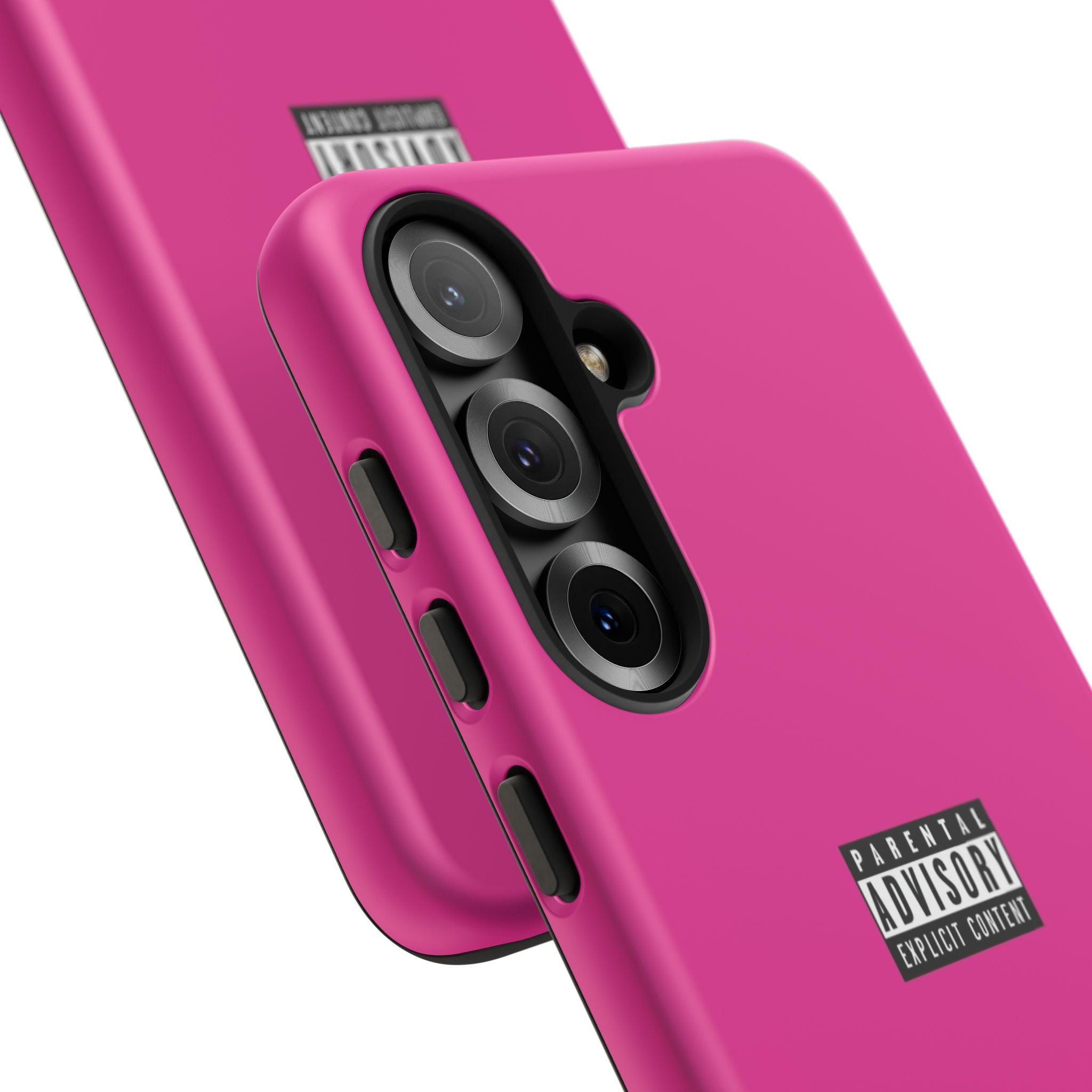 Bold Phone Case, Parental Advisory Phone C'over, Trendy Tech Accessory, Unique Gift for Teens, Vibrant Phone Protection