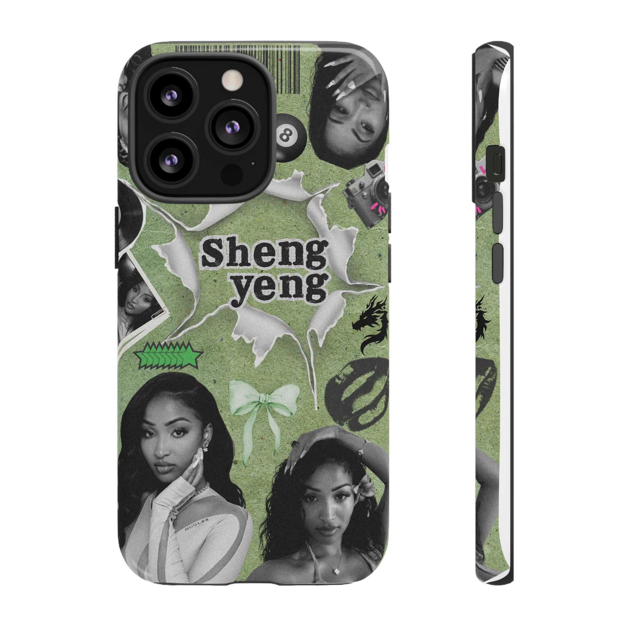 Trendy Phone Case with Unique Black and Green Design, Artistic Phone Cover, Customizable Phone Shell, Vintage Style Case, Gift for [...]