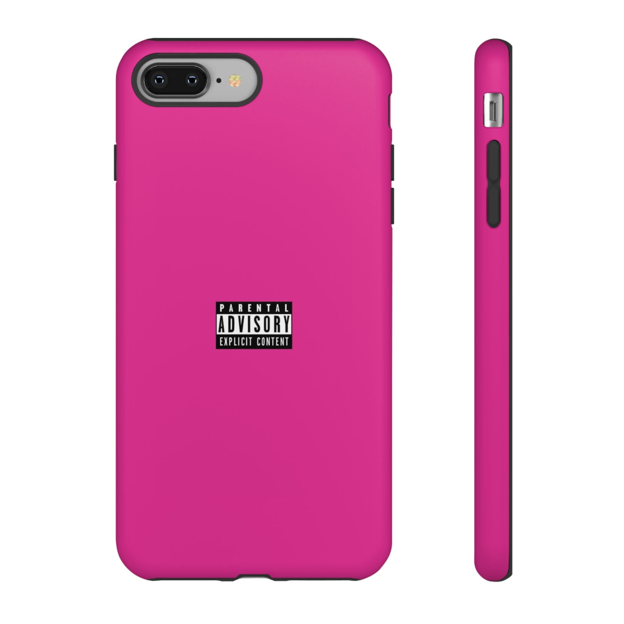 Bold Phone Case, Parental Advisory Phone C'over, Trendy Tech Accessory, Unique Gift for Teens, Vibrant Phone Protection