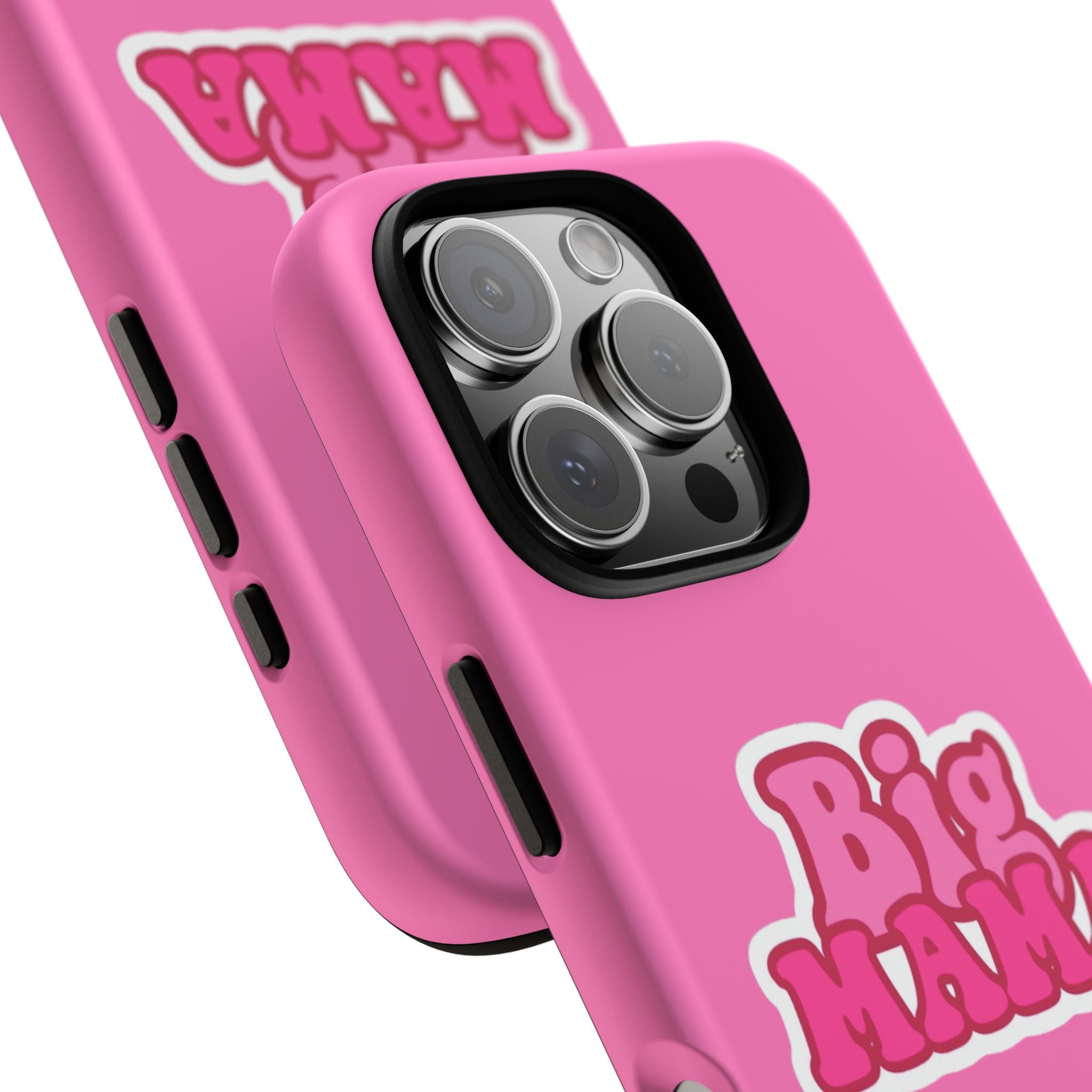 Big Mama Phone Case - Cute Pink Tough Case for Moms, Fun Gift for Mother's Day, Stylish Phone Cover, Unique Smartphone Accessory