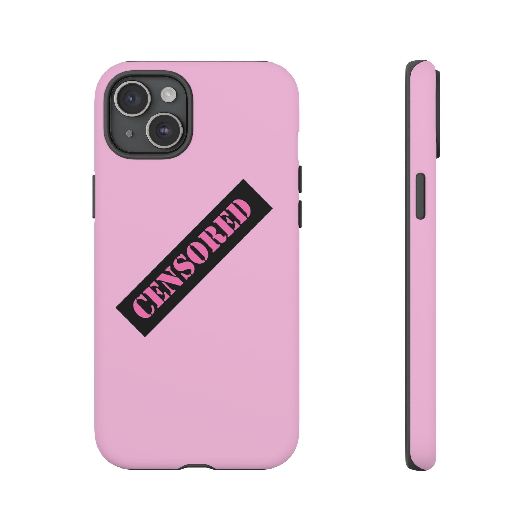 Censored Phone Case - Tough Cases, Cute Phone Cover, Unique Gift, Funny Phone Accessories, Trendy Tech Gear