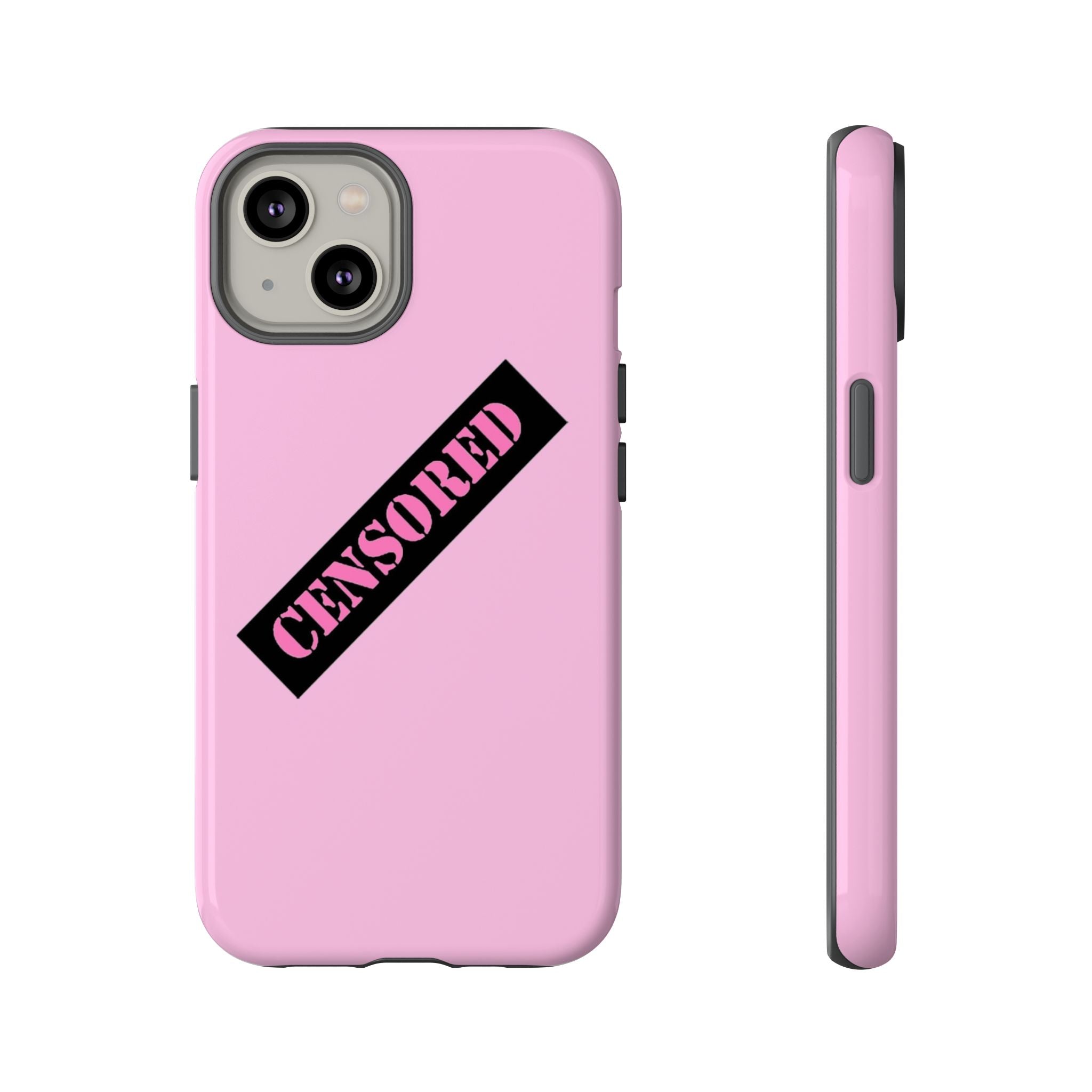 Censored Phone Case - Tough Cases, Cute Phone Cover, Unique Gift, Funny Phone Accessories, Trendy Tech Gear