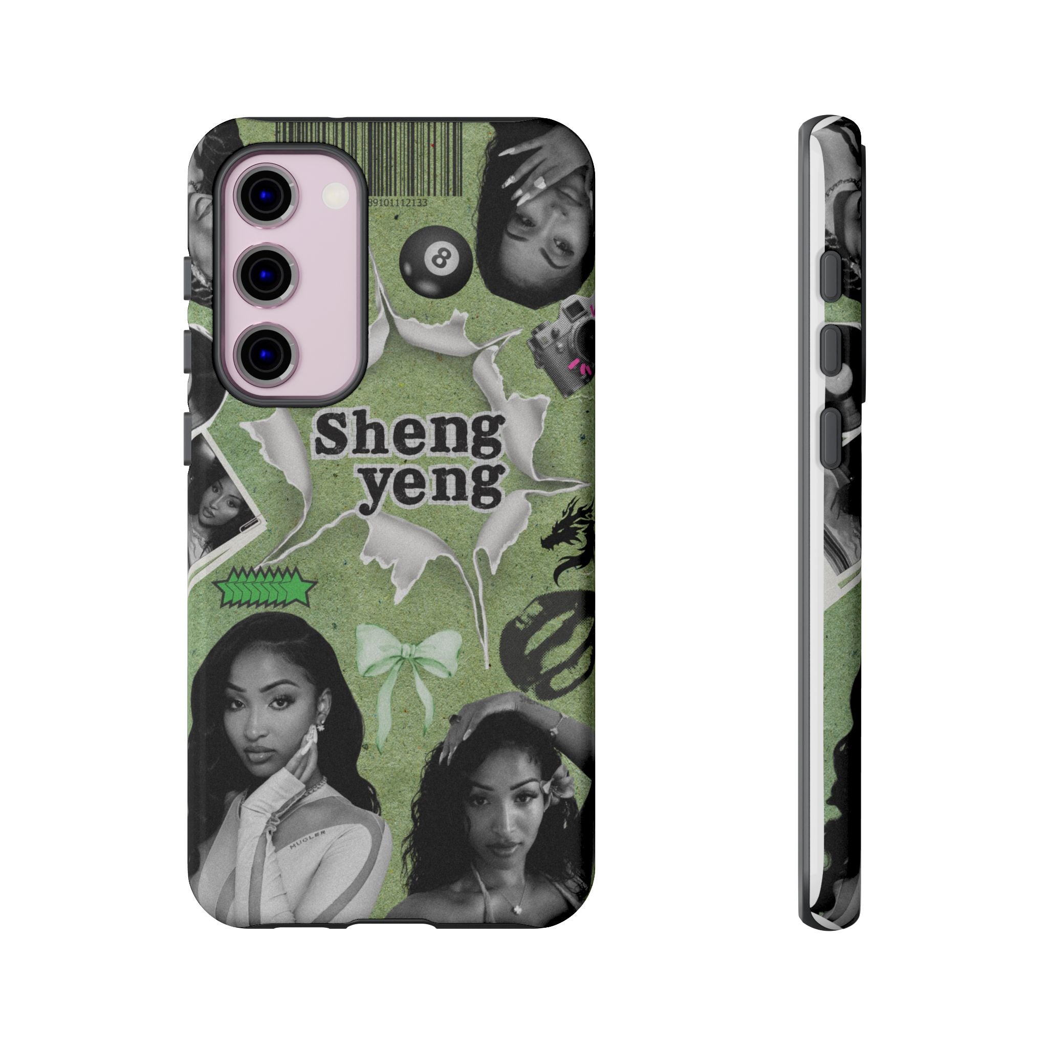Trendy Phone Case with Unique Black and Green Design, Artistic Phone Cover, Customizable Phone Shell, Vintage Style Case, Gift for [...]