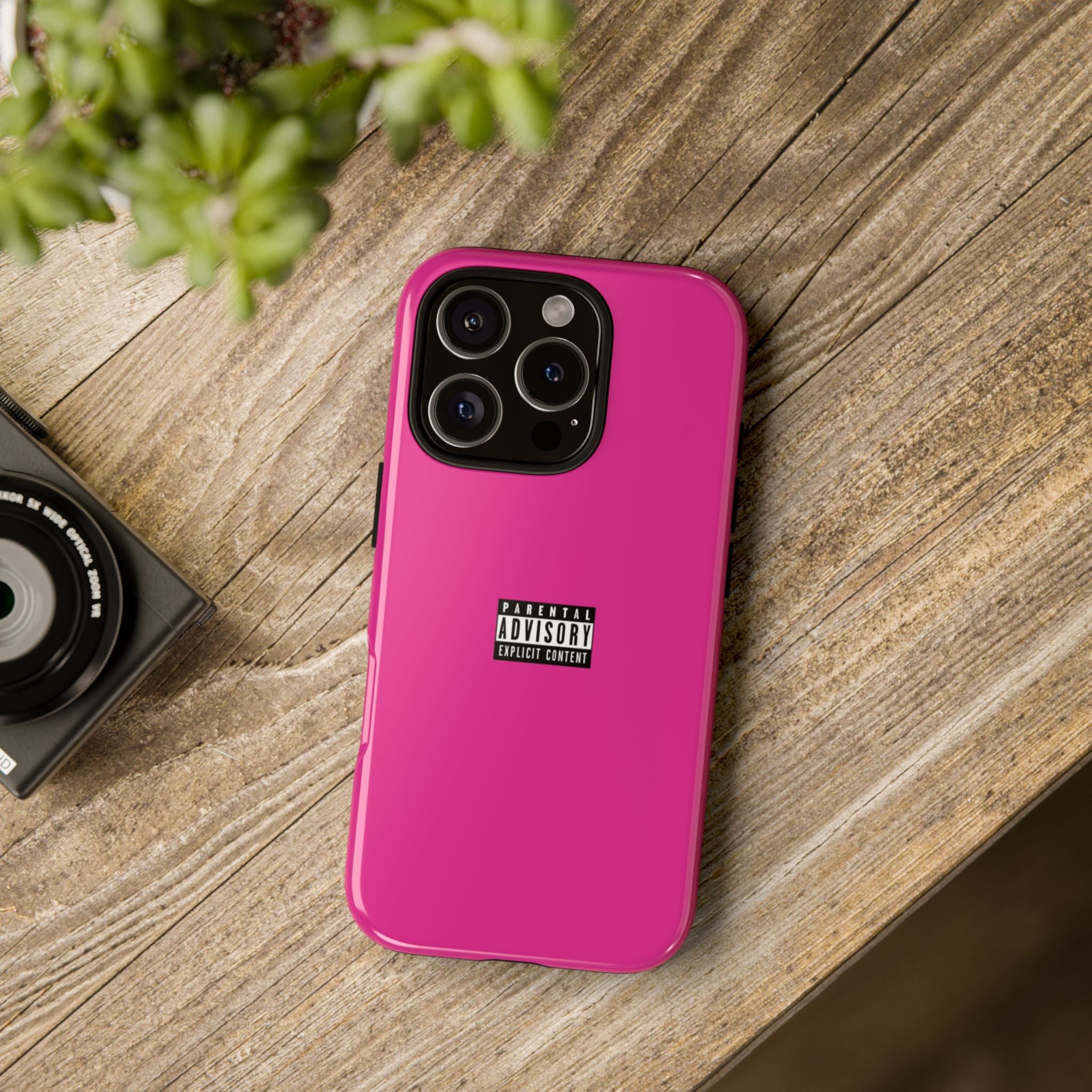 Bold Phone Case, Parental Advisory Phone C'over, Trendy Tech Accessory, Unique Gift for Teens, Vibrant Phone Protection