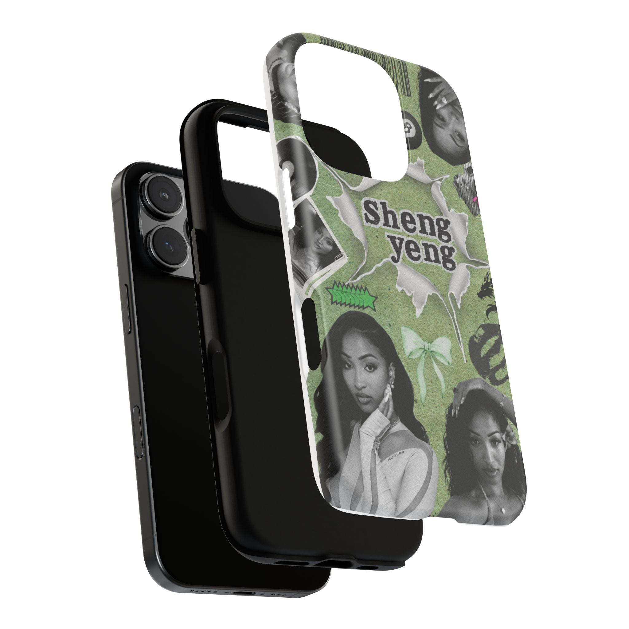 Trendy Phone Case with Unique Black and Green Design, Artistic Phone Cover, Customizable Phone Shell, Vintage Style Case, Gift for [...]