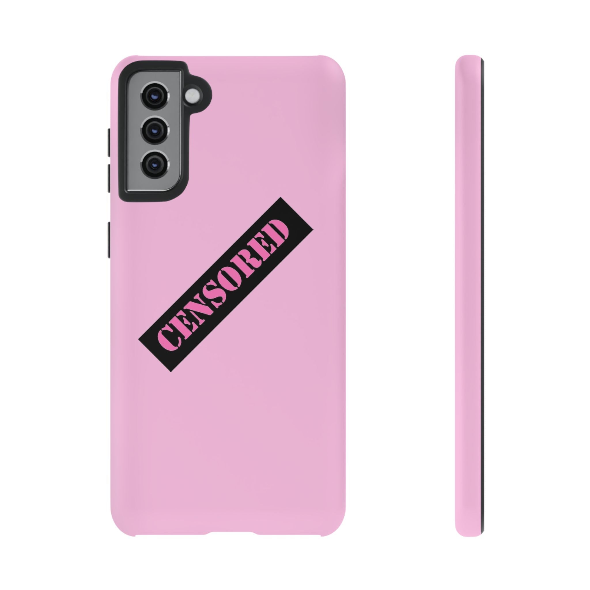 Censored Phone Case - Tough Cases, Cute Phone Cover, Unique Gift, Funny Phone Accessories, Trendy Tech Gear