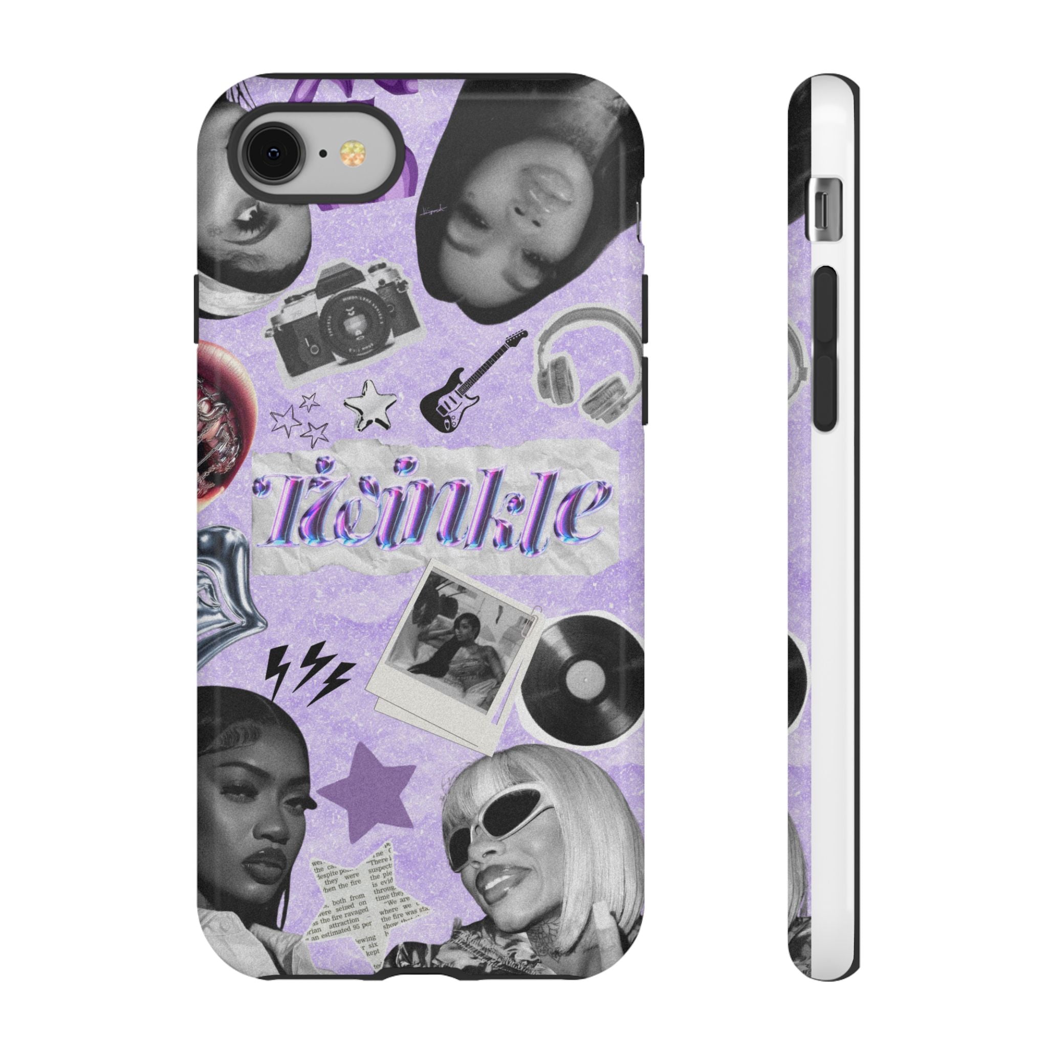 Trendy Phone Case with Retro Design, Cool Phone Cover for Music Lovers, Unique Gift for Teens, Birthday Gift, Stylish Accessories