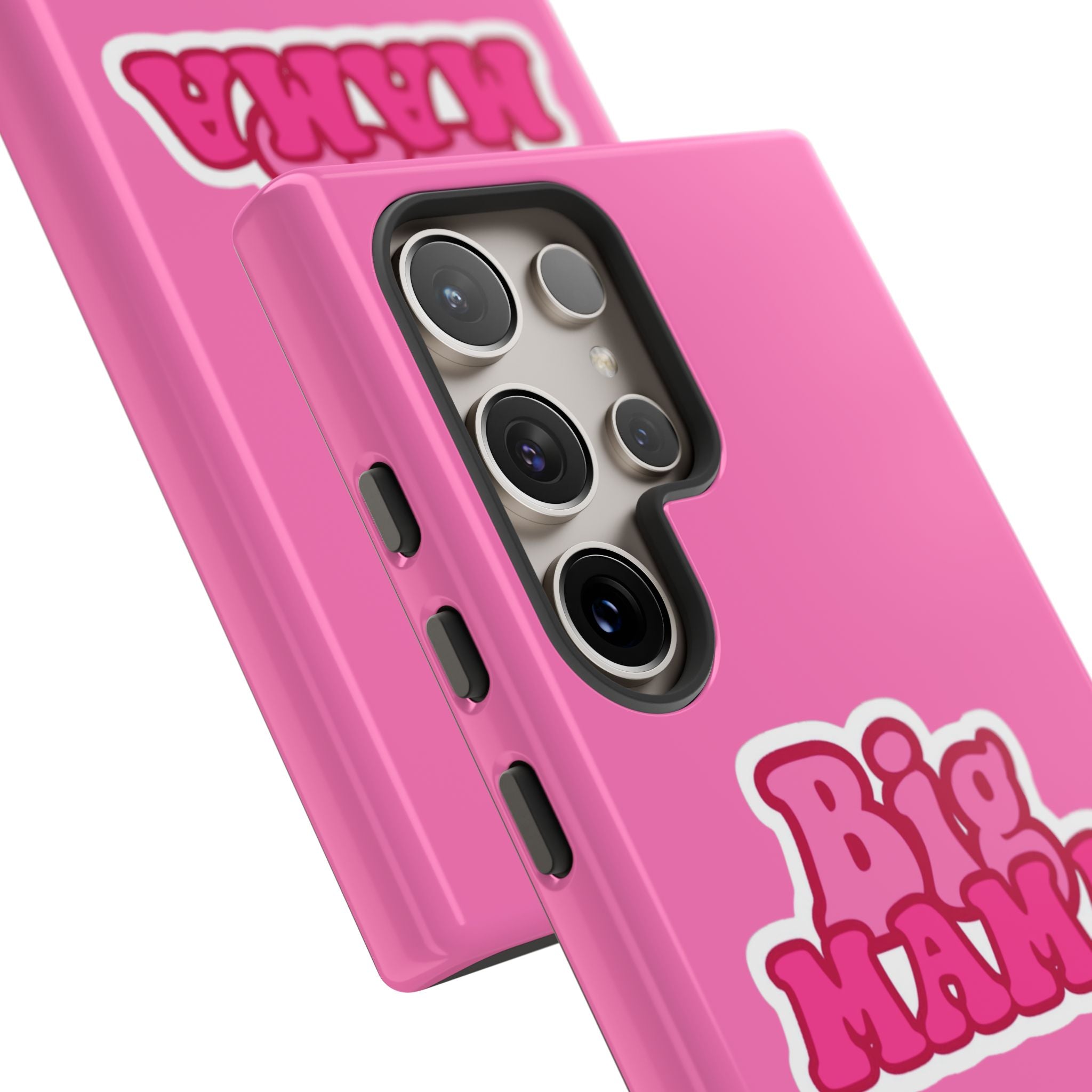 Big Mama Phone Case - Cute Pink Tough Case for Moms, Fun Gift for Mother's Day, Stylish Phone Cover, Unique Smartphone Accessory