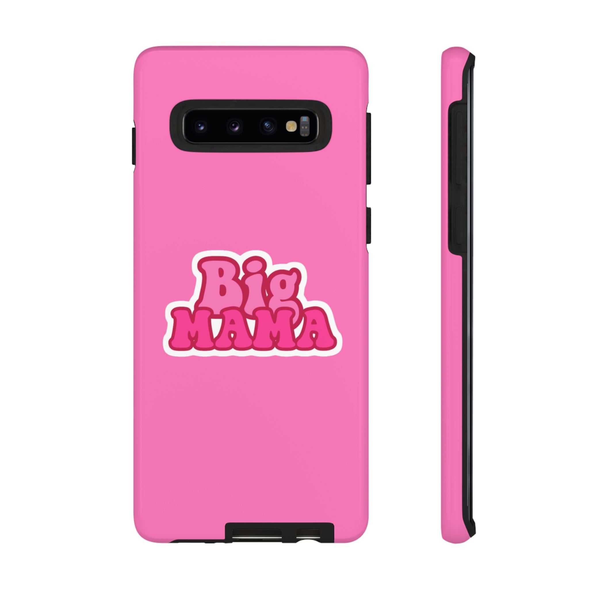 Big Mama Phone Case - Cute Pink Tough Case for Moms, Fun Gift for Mother's Day, Stylish Phone Cover, Unique Smartphone Accessory