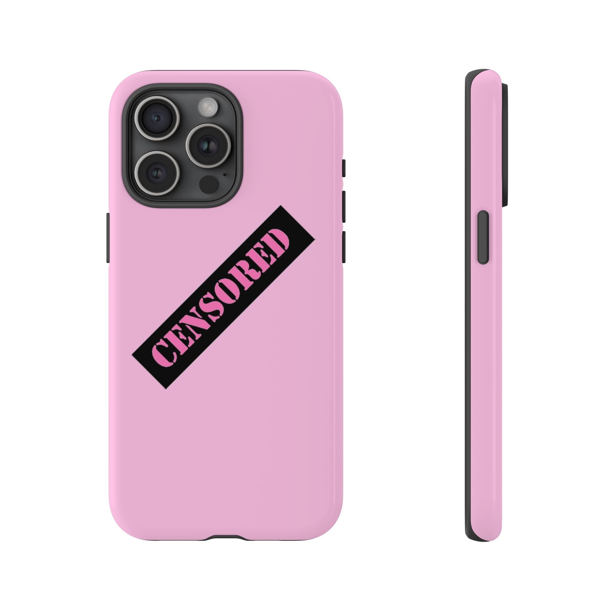 Censored Phone Case - Tough Cases, Cute Phone Cover, Unique Gift, Funny Phone Accessories, Trendy Tech Gear