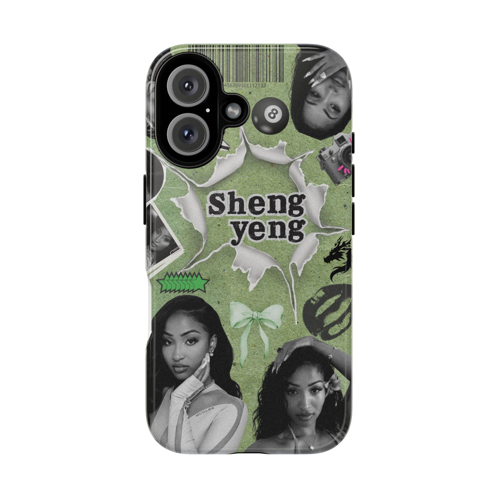 Trendy Phone Case with Unique Black and Green Design, Artistic Phone Cover, Customizable Phone Shell, Vintage Style Case, Gift for [...]