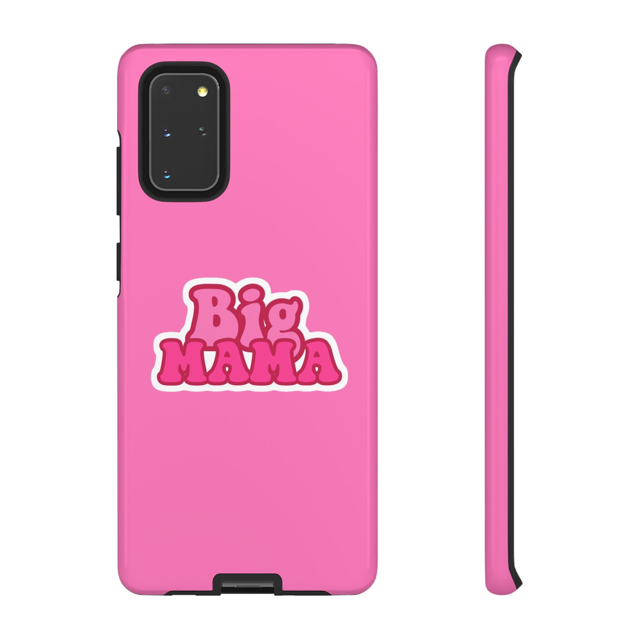 Big Mama Phone Case - Cute Pink Tough Case for Moms, Fun Gift for Mother's Day, Stylish Phone Cover, Unique Smartphone Accessory