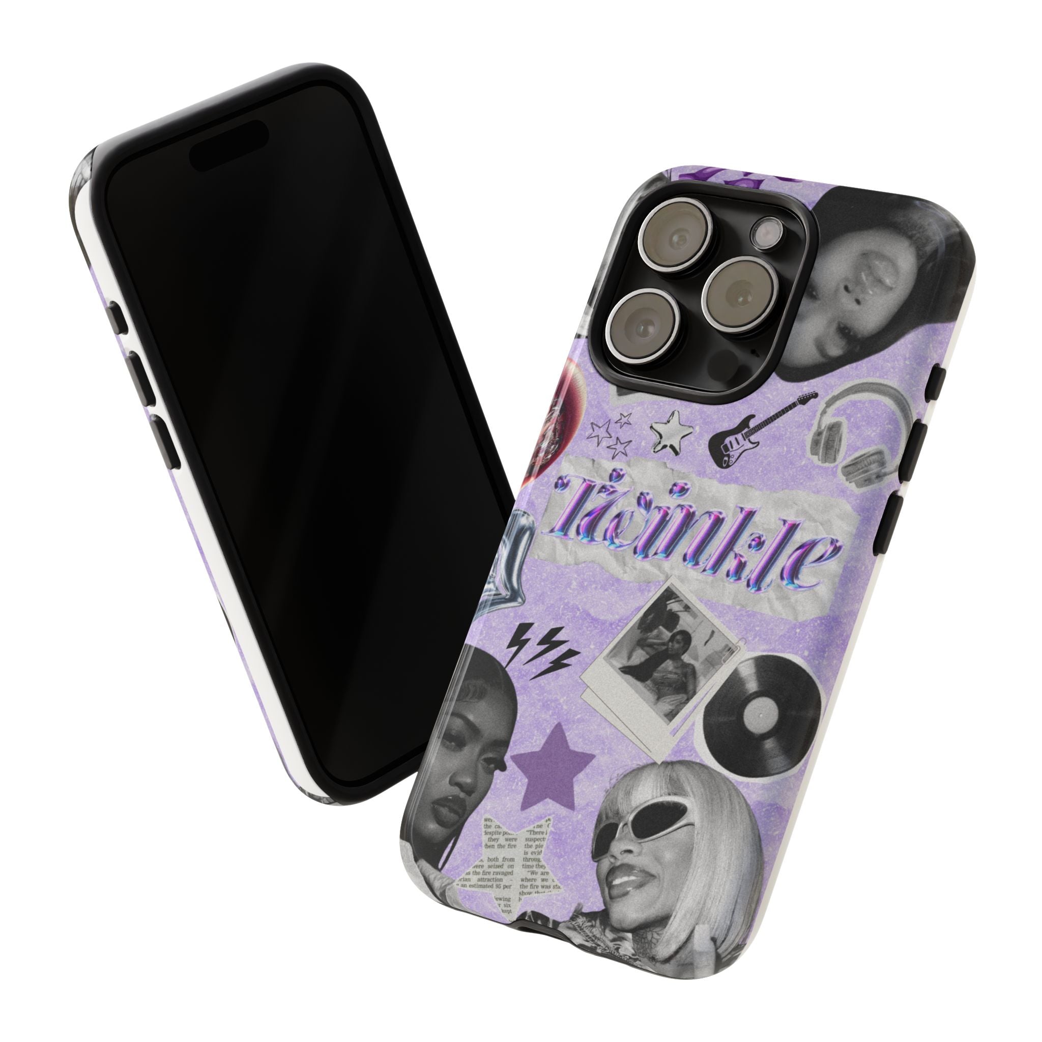 Trendy Phone Case with Retro Design, Cool Phone Cover for Music Lovers, Unique Gift for Teens, Birthday Gift, Stylish Accessories