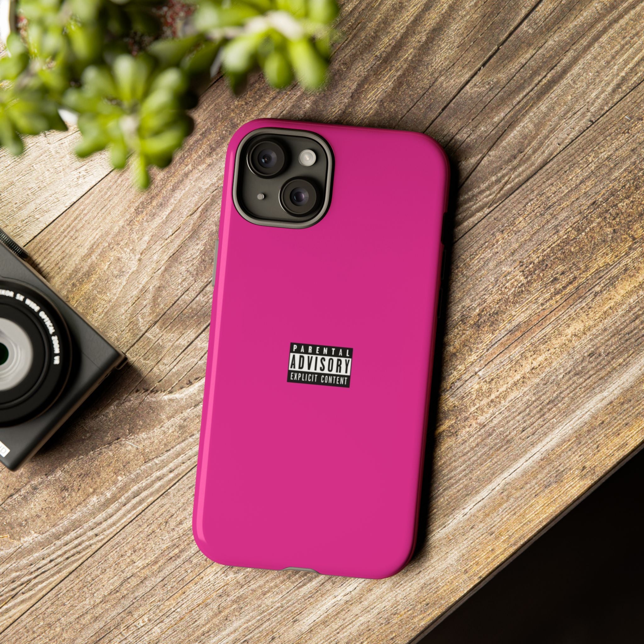 Bold Phone Case, Parental Advisory Phone C'over, Trendy Tech Accessory, Unique Gift for Teens, Vibrant Phone Protection