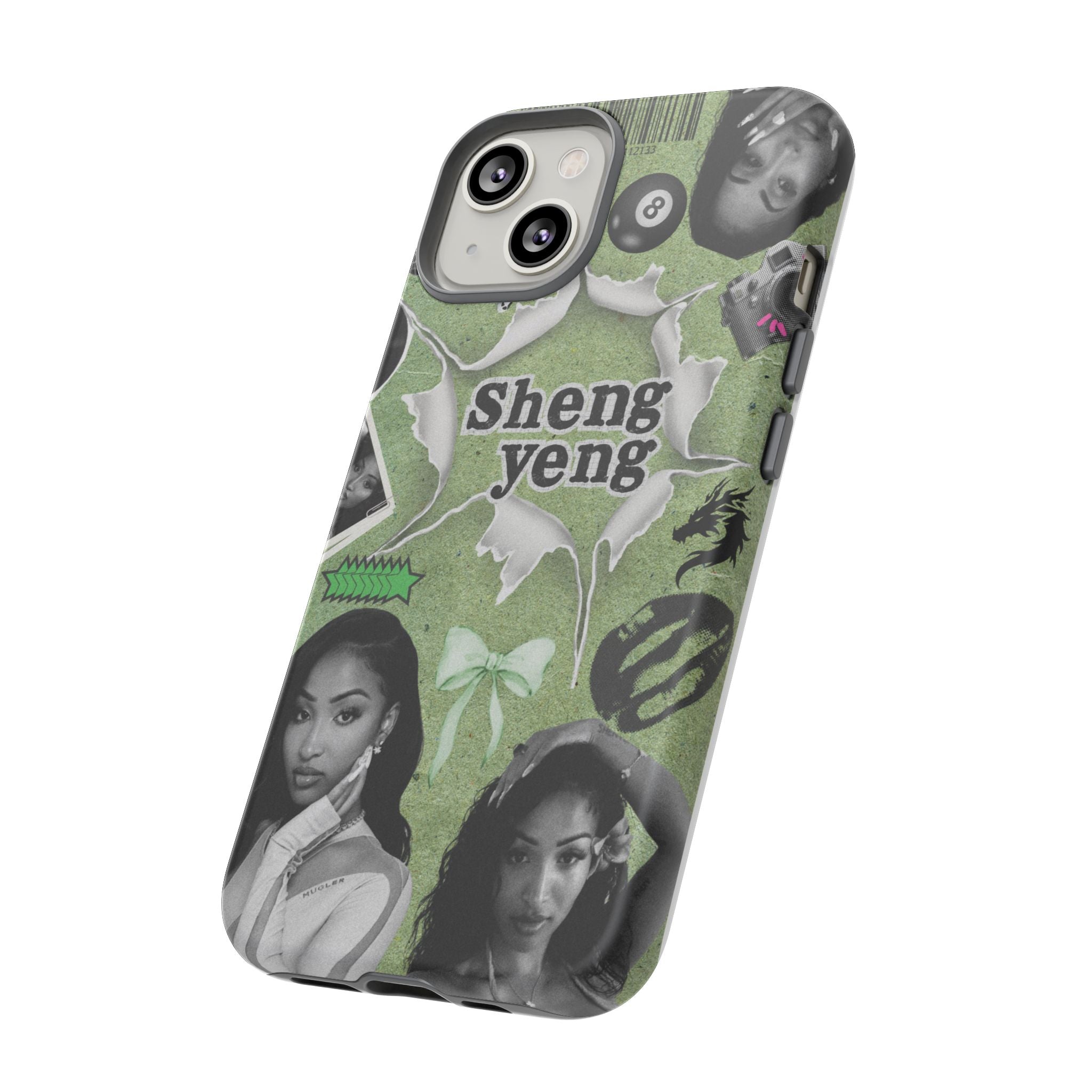 Trendy Phone Case with Unique Black and Green Design, Artistic Phone Cover, Customizable Phone Shell, Vintage Style Case, Gift for [...]