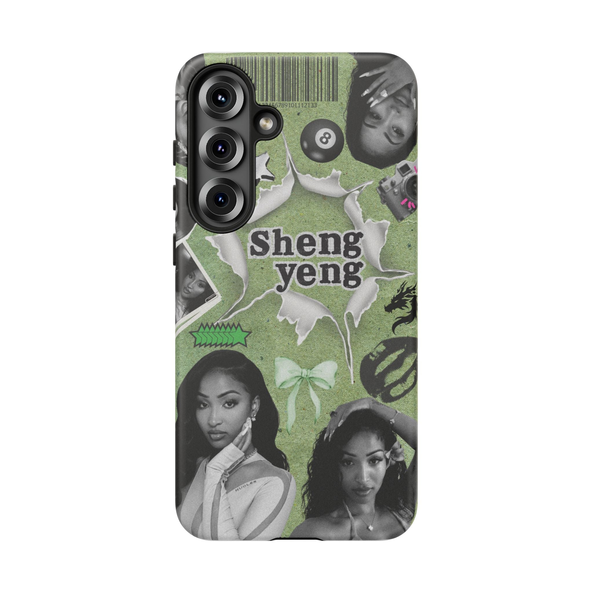 Trendy Phone Case with Unique Black and Green Design, Artistic Phone Cover, Customizable Phone Shell, Vintage Style Case, Gift for [...]