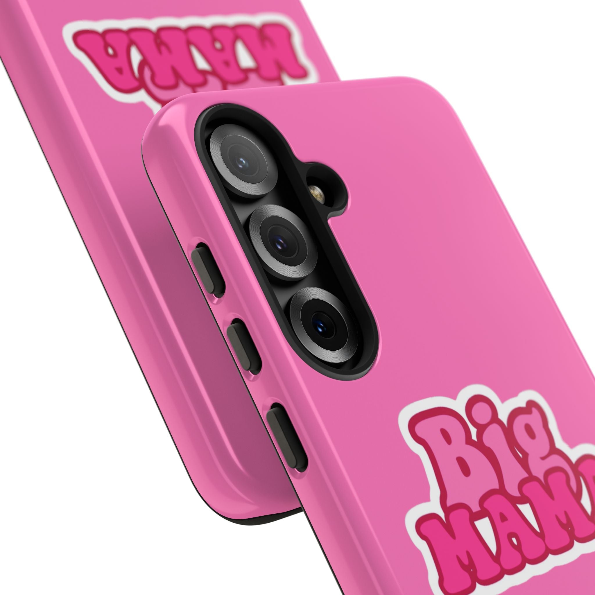 Big Mama Phone Case - Cute Pink Tough Case for Moms, Fun Gift for Mother's Day, Stylish Phone Cover, Unique Smartphone Accessory