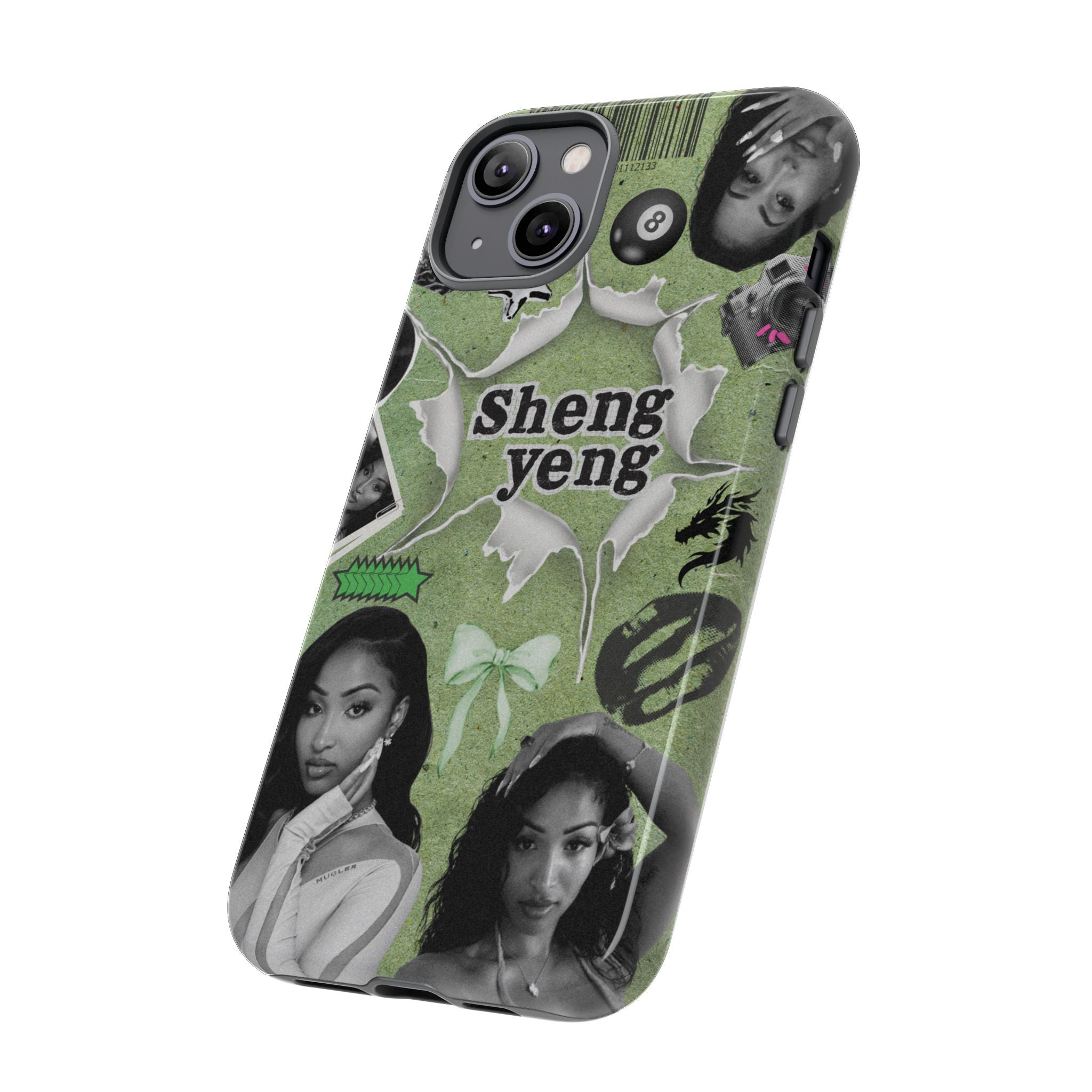 Trendy Phone Case with Unique Black and Green Design, Artistic Phone Cover, Customizable Phone Shell, Vintage Style Case, Gift for [...]