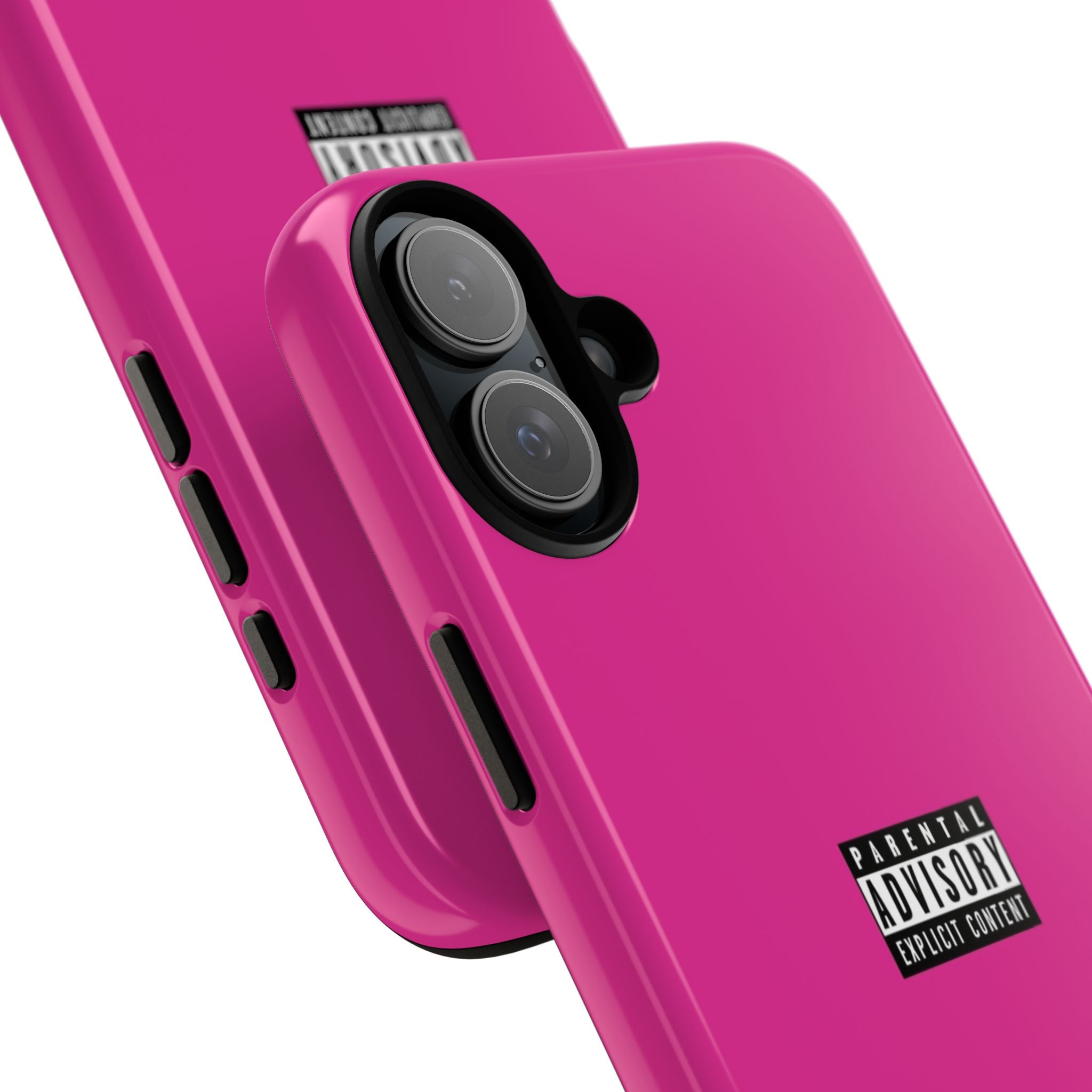 Bold Phone Case, Parental Advisory Phone C'over, Trendy Tech Accessory, Unique Gift for Teens, Vibrant Phone Protection